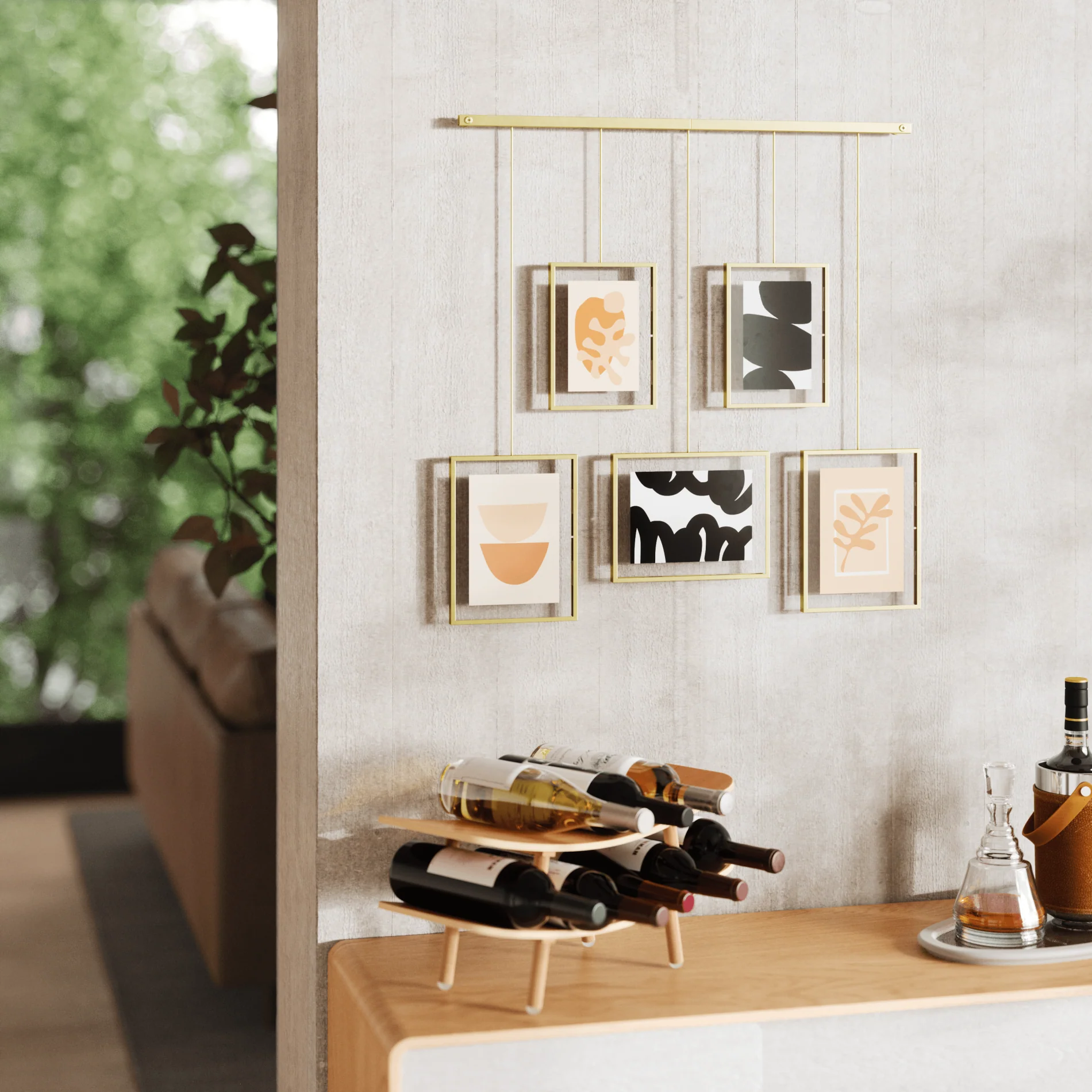UMBRA Exhibit Wall Picture Frames, Set of 5 - Image 15