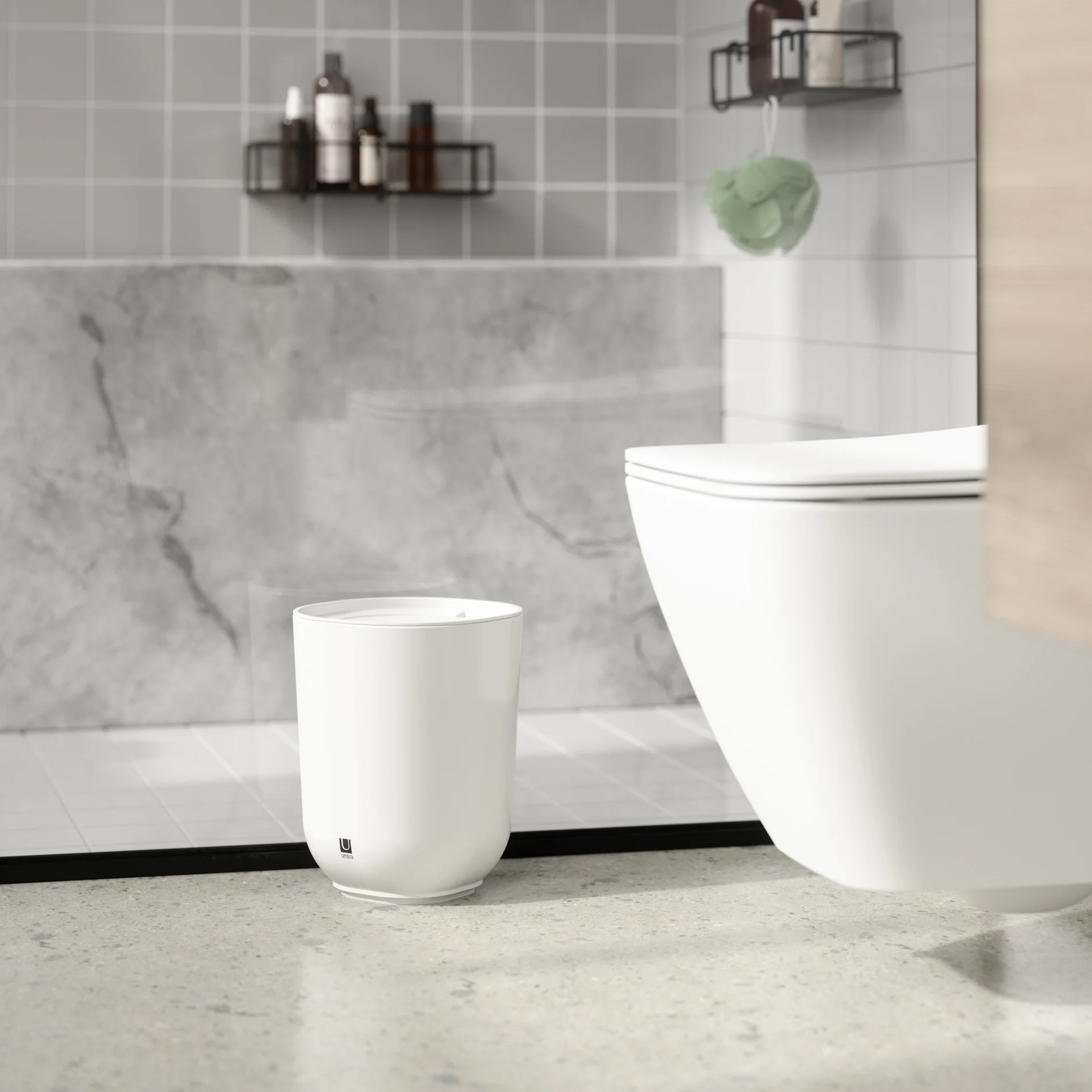 UMBRA Step Trash Can With Lid - Image 2