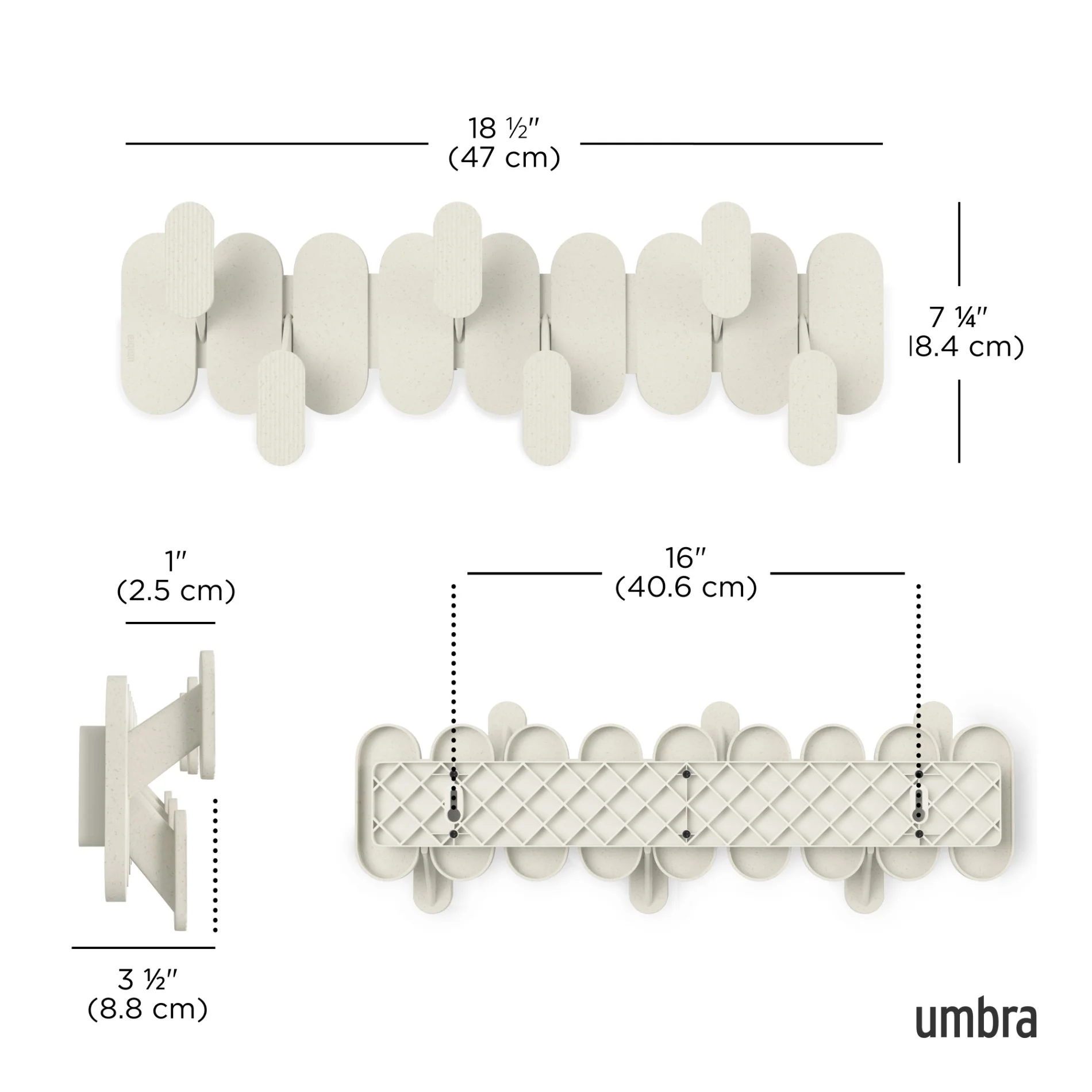 UMBRA Tempo 6 Wall Hook - Image 9