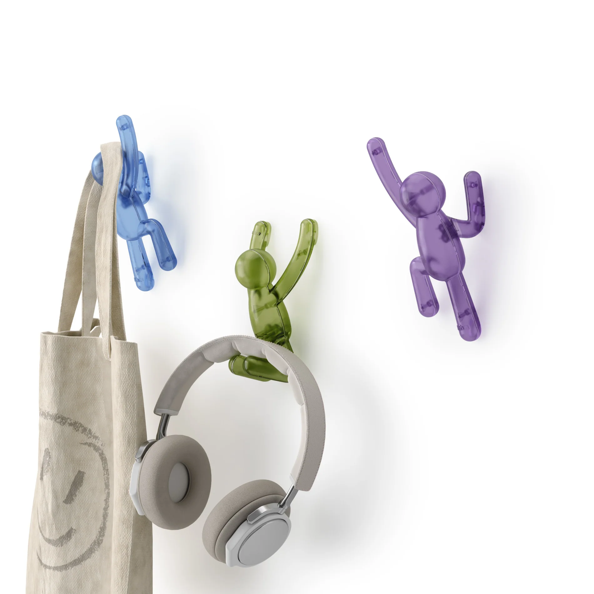 UMBRA Buddy Pinpoint Wall Hooks, Set of 3