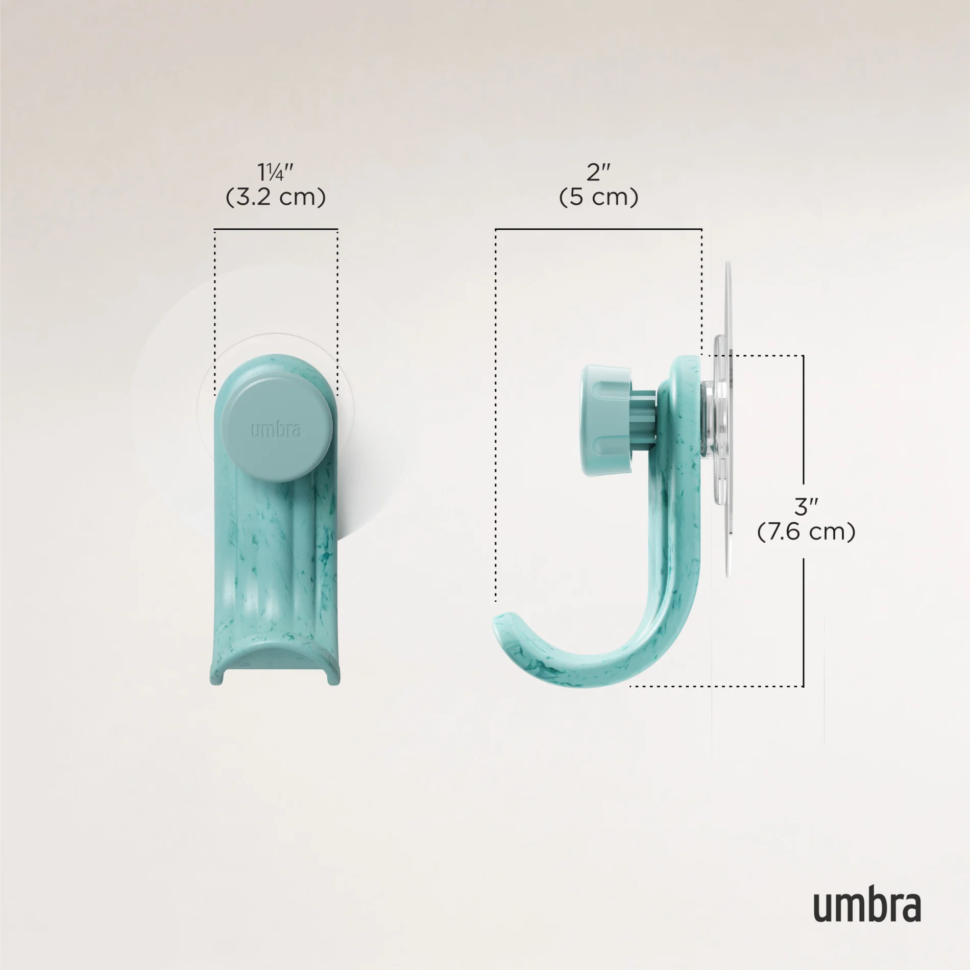 UMBRA Nami Adhesive Hooks, Set of 3 - Image 24