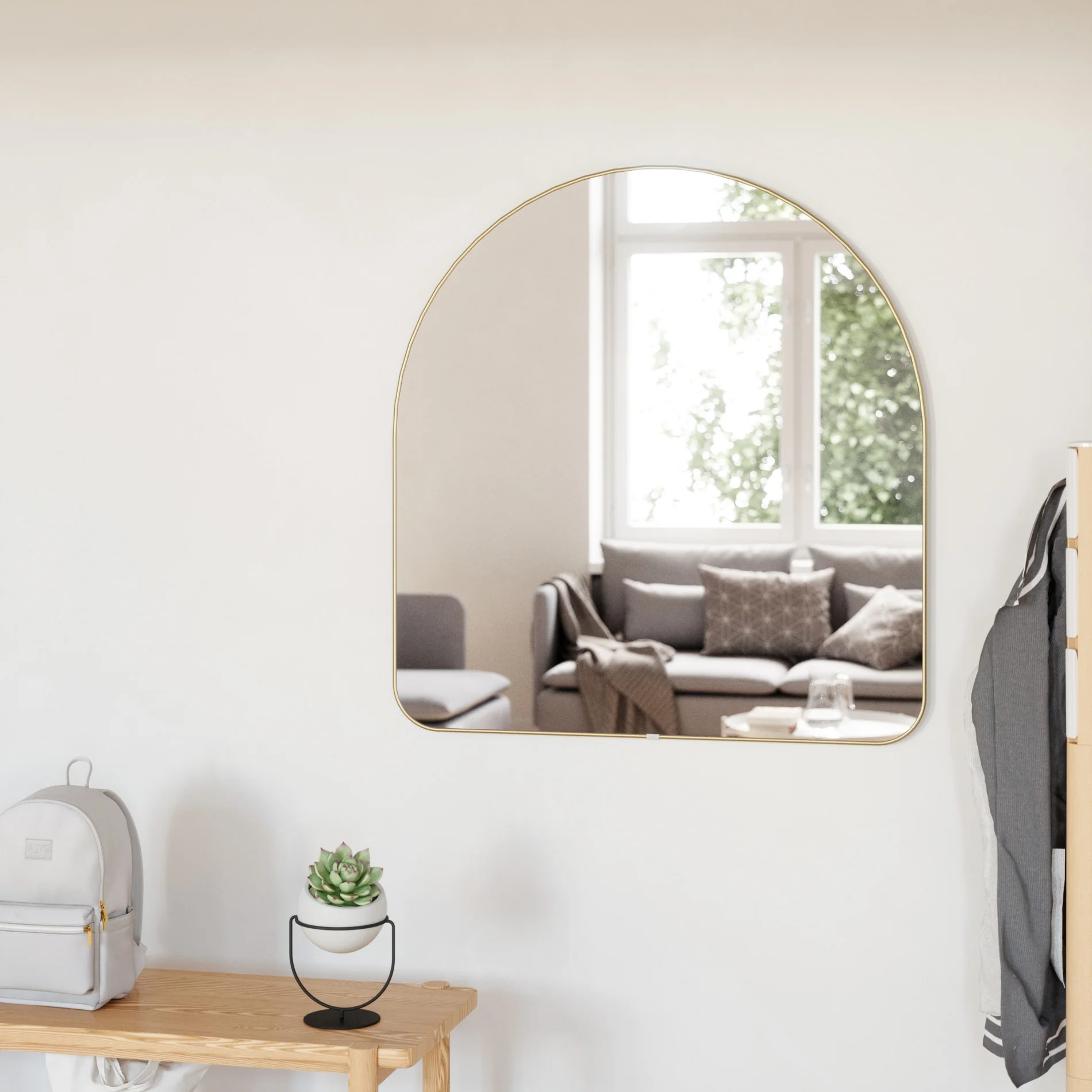 UMBRA Hubba Arched Wall Mirror - Image 3