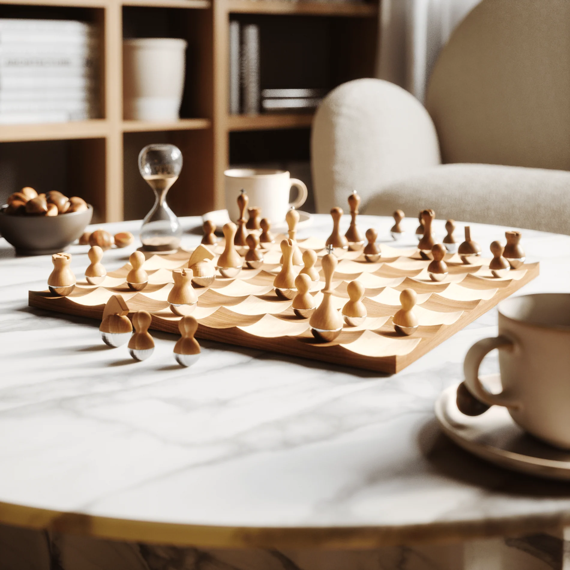 UMBRA Wobble Chess Set - Image 2
