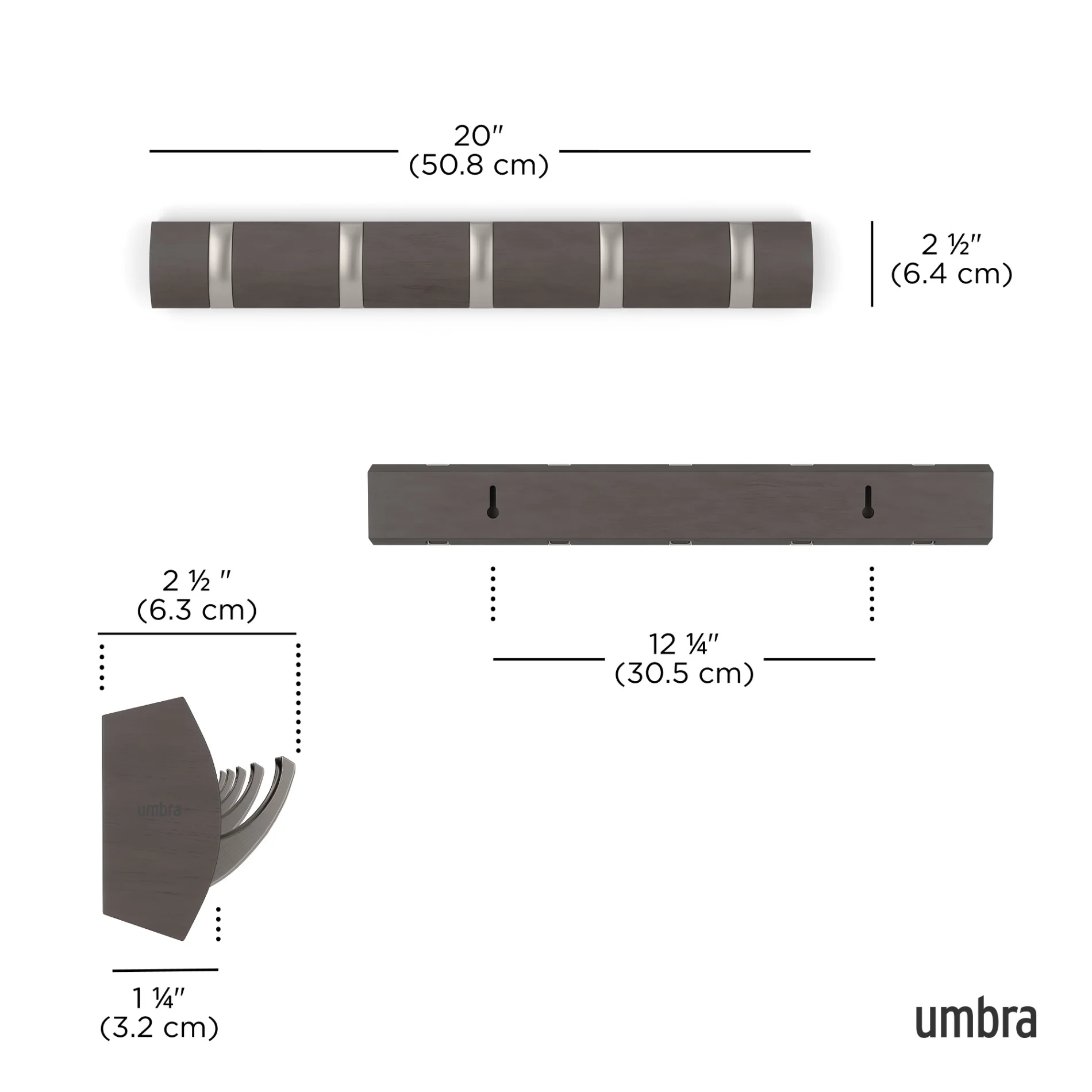 UMBRA Flip 5 Wall Hook - Image 26