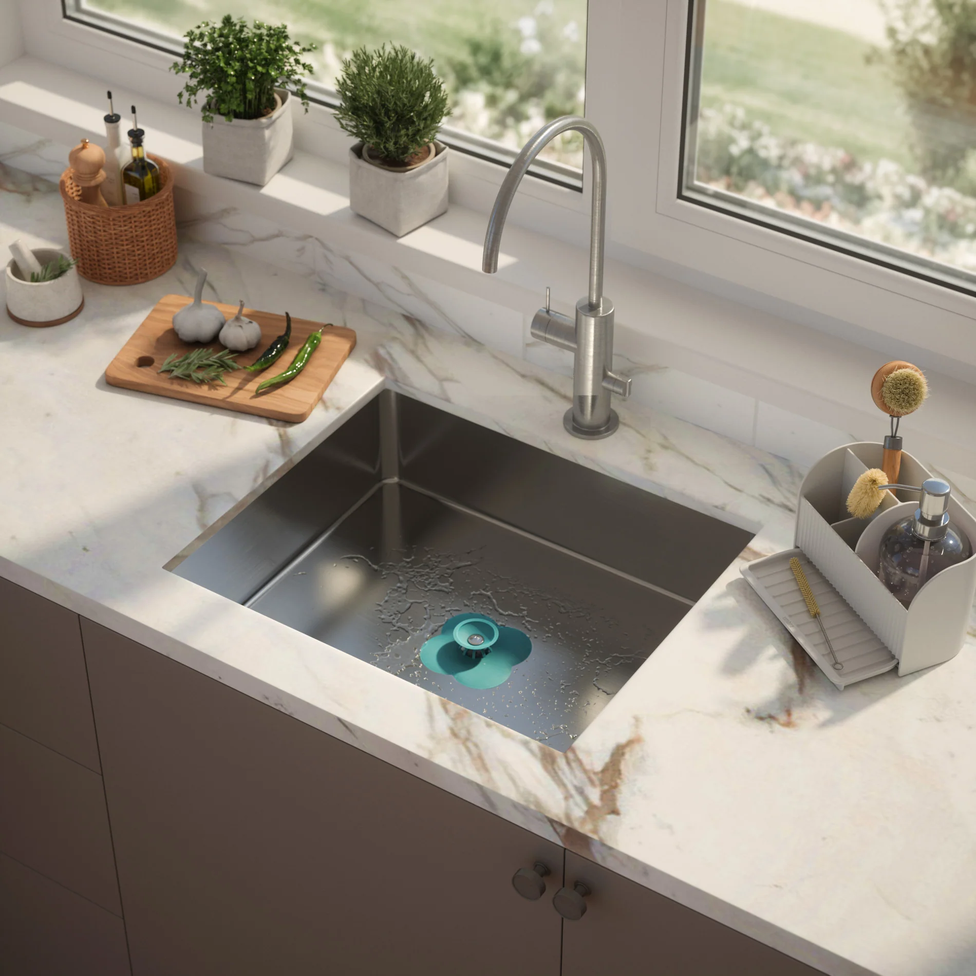 UMBRA Bloom Drain Stop - Image 2