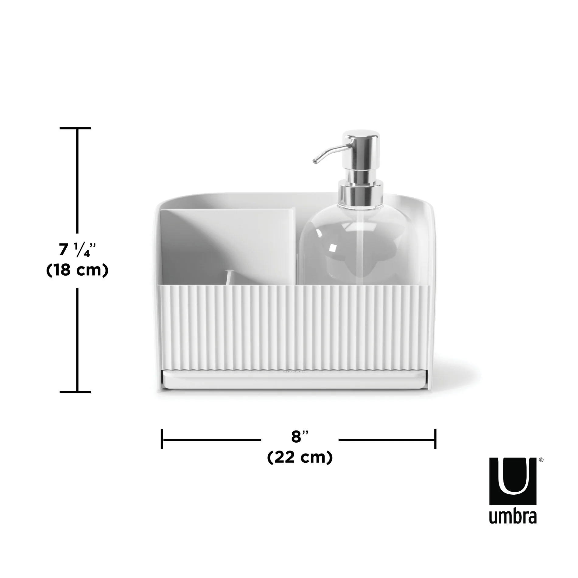 UMBRA Sling Sink Caddy with Soap Pump - Image 5