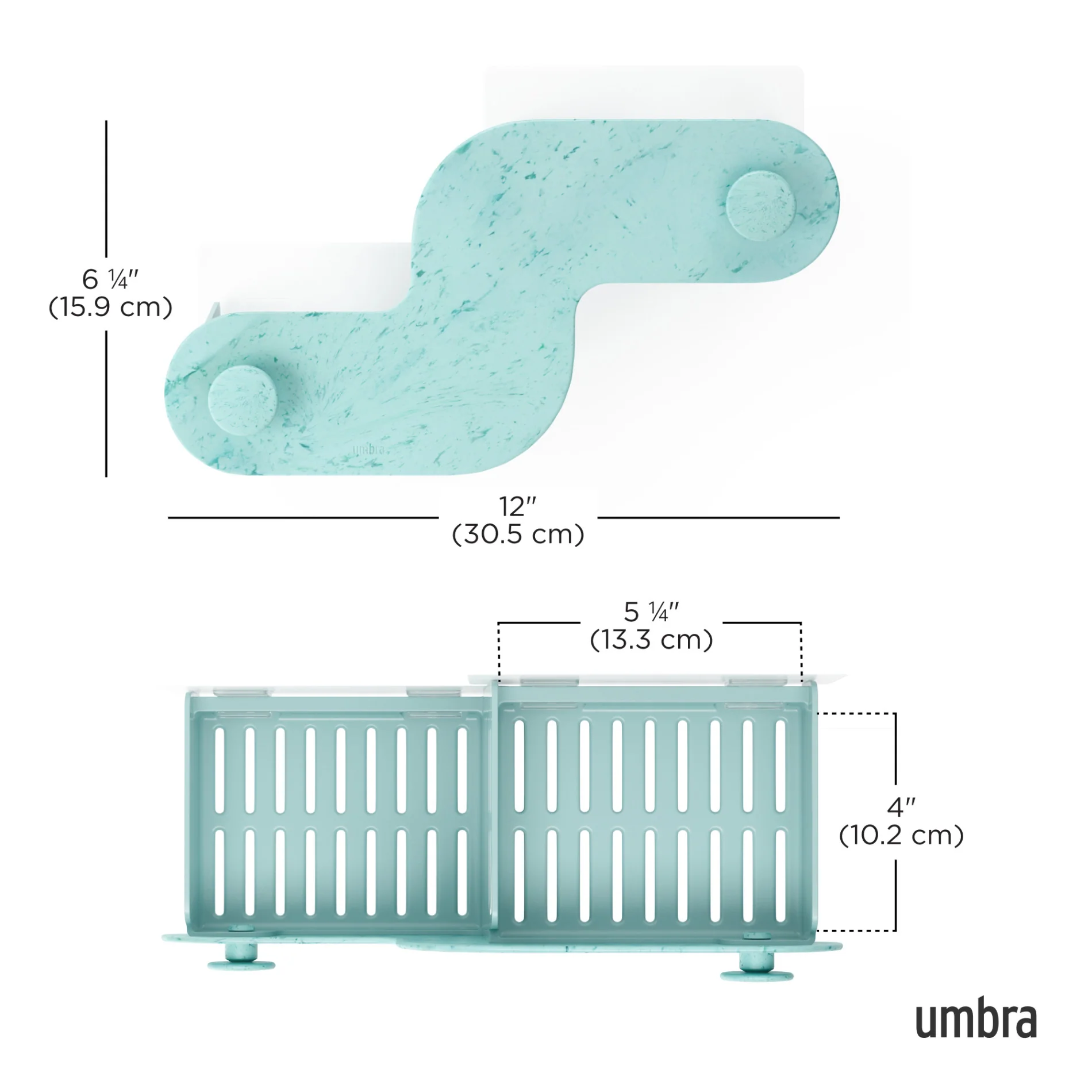 UMBRA Nami Adhesive Shower Bins - Image 6