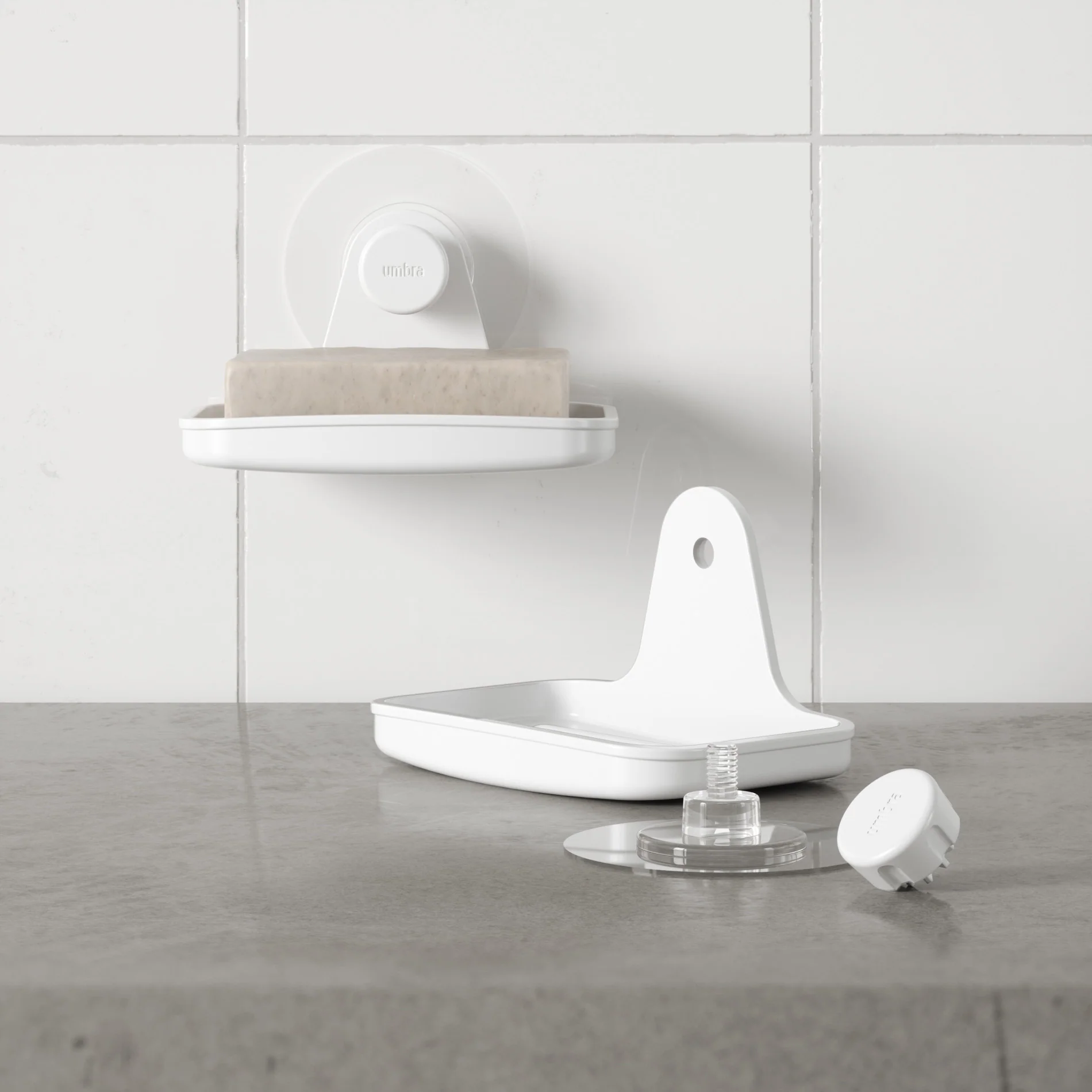 UMBRA Flex Adhesive Soap Dish - Image 4