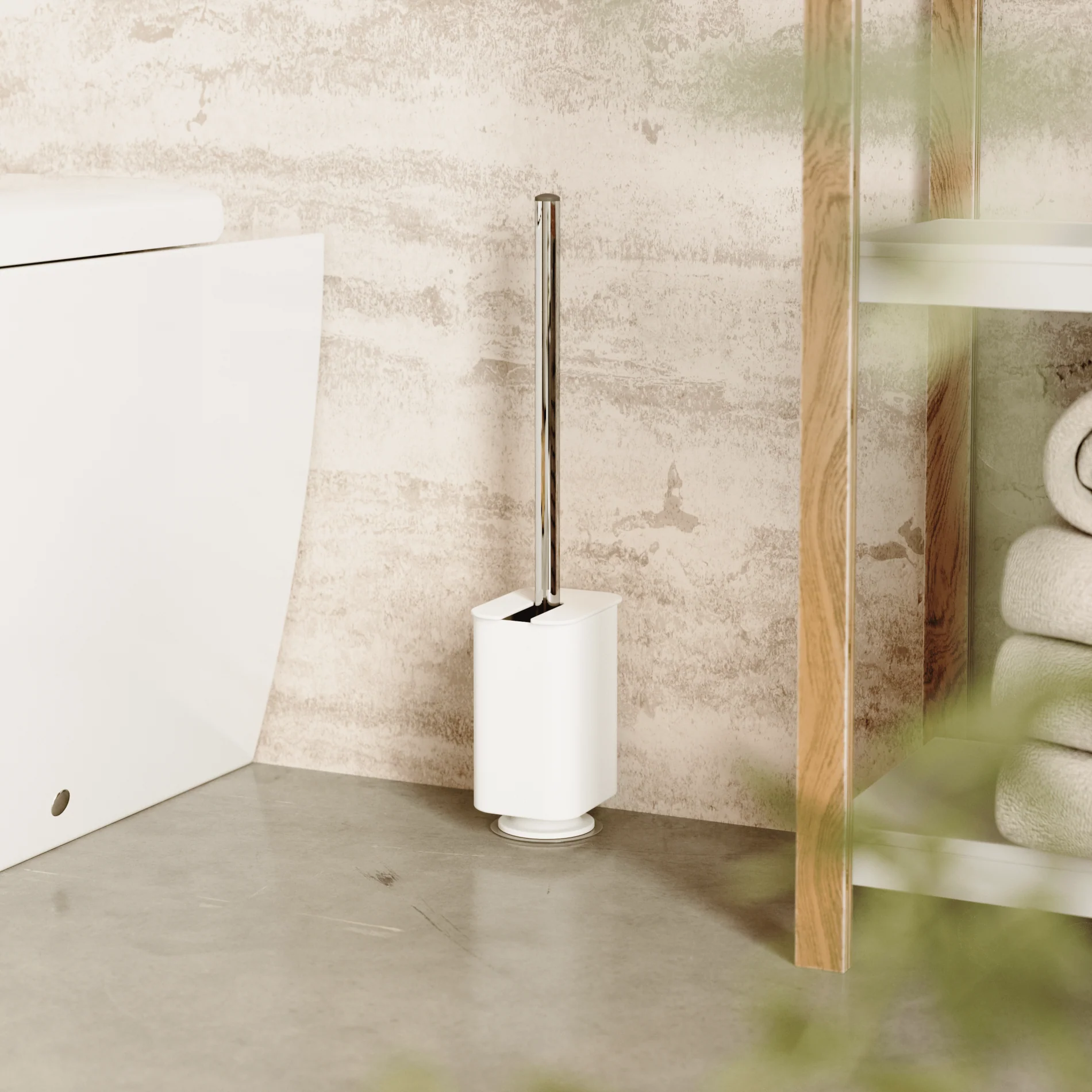 UMBRA Flex Adhesive Toilet Brush - Image 2