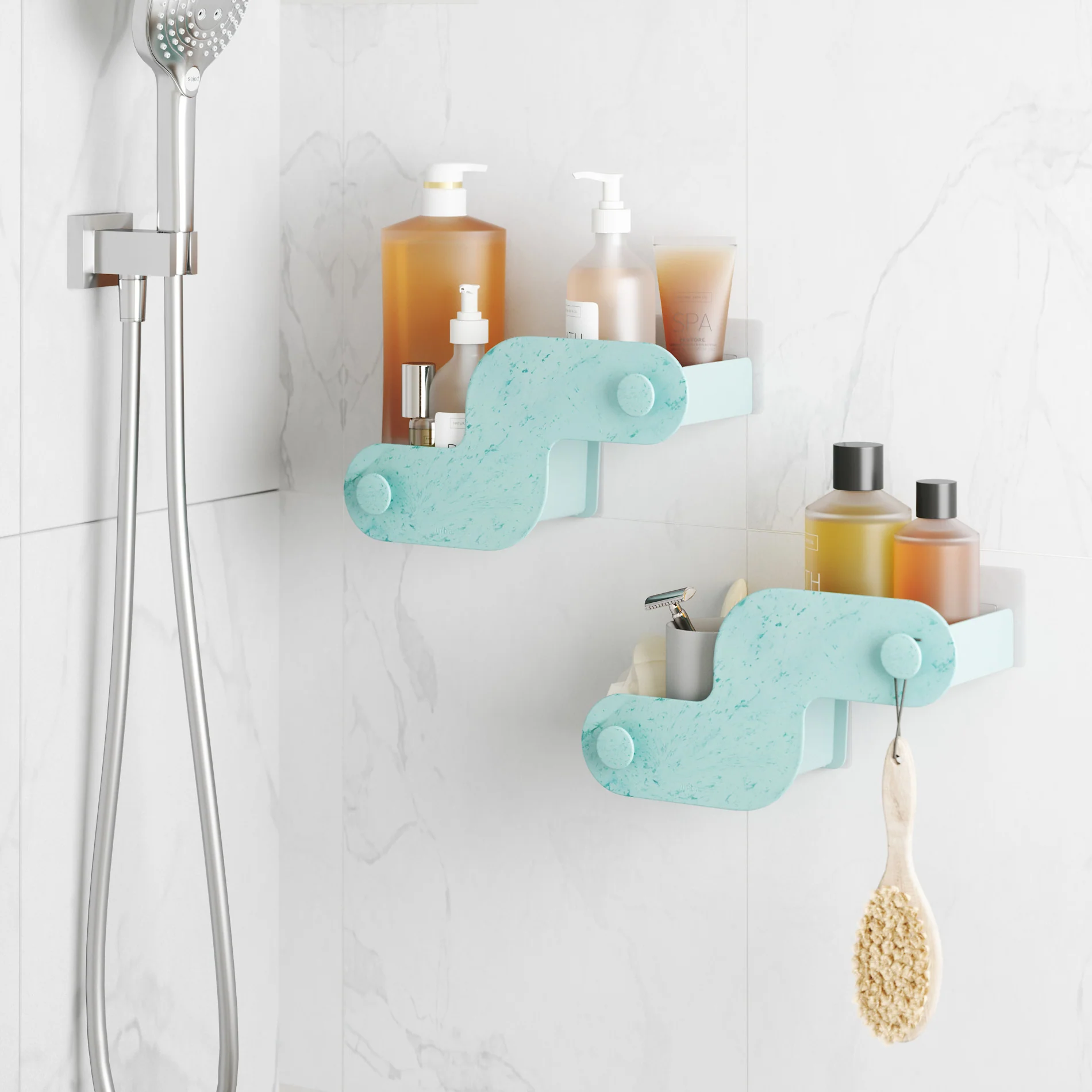 UMBRA Nami Adhesive Shower Bins
