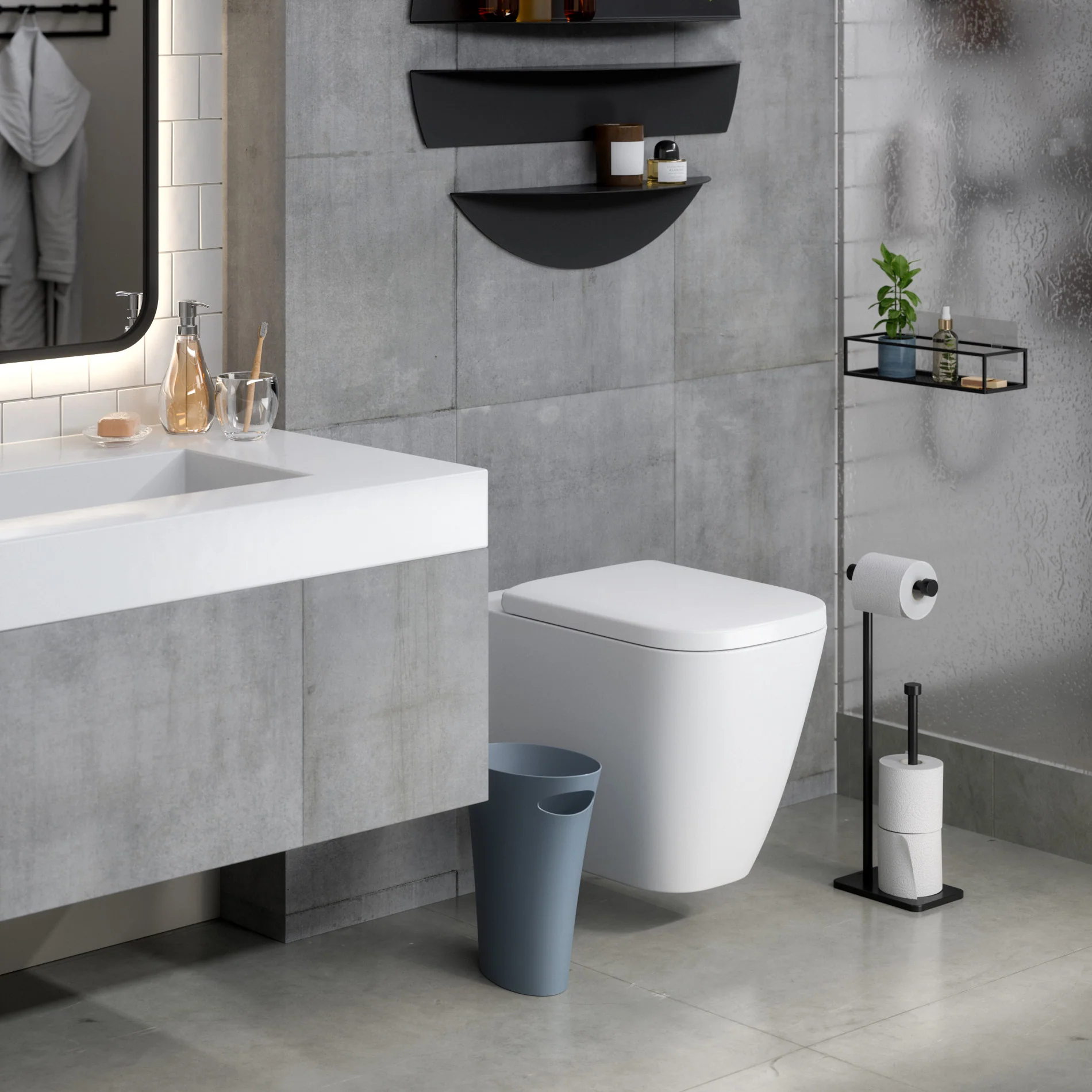 UMBRA Skinny Trash Can - Image 8