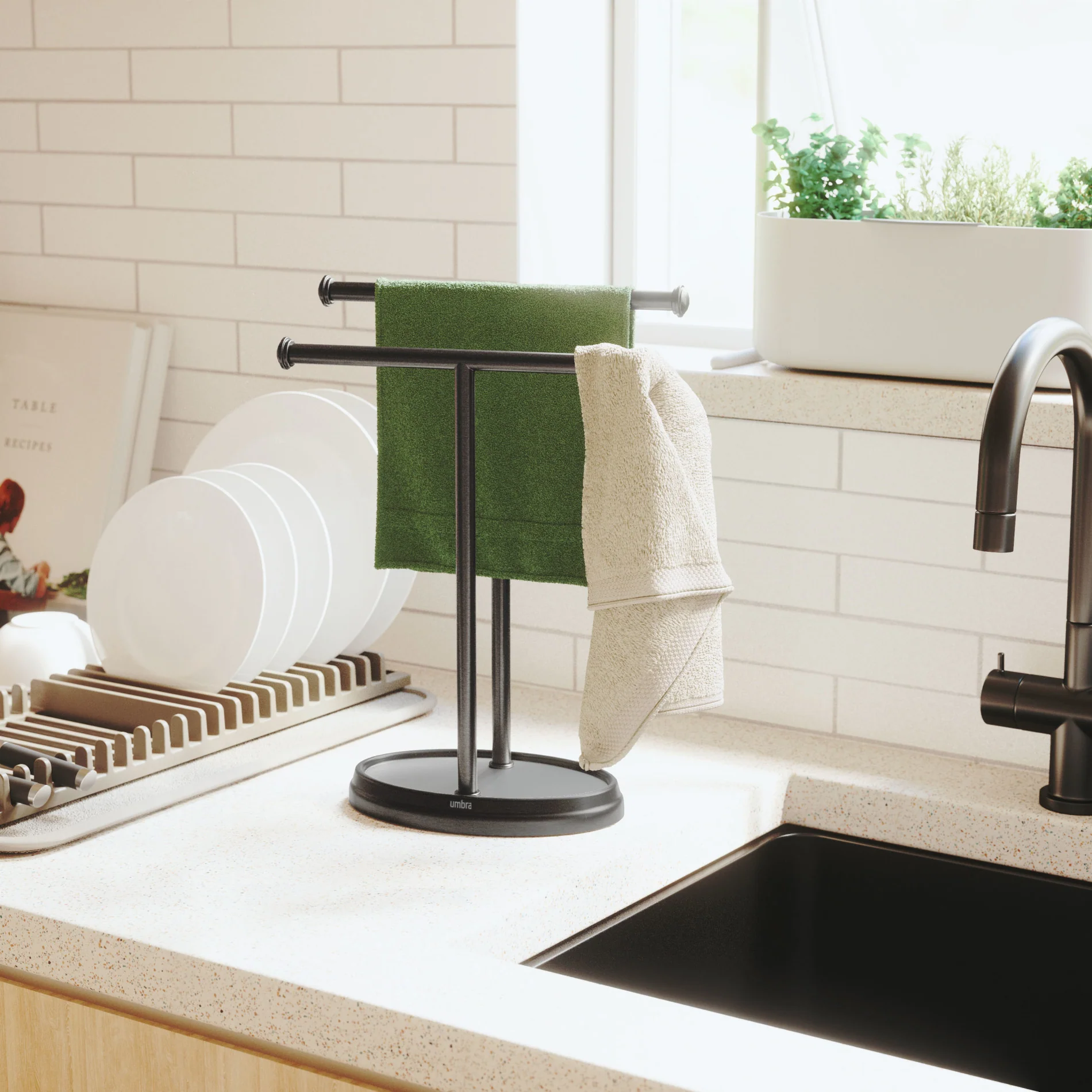 UMBRA Palm Tree Towel Rack - Image 2