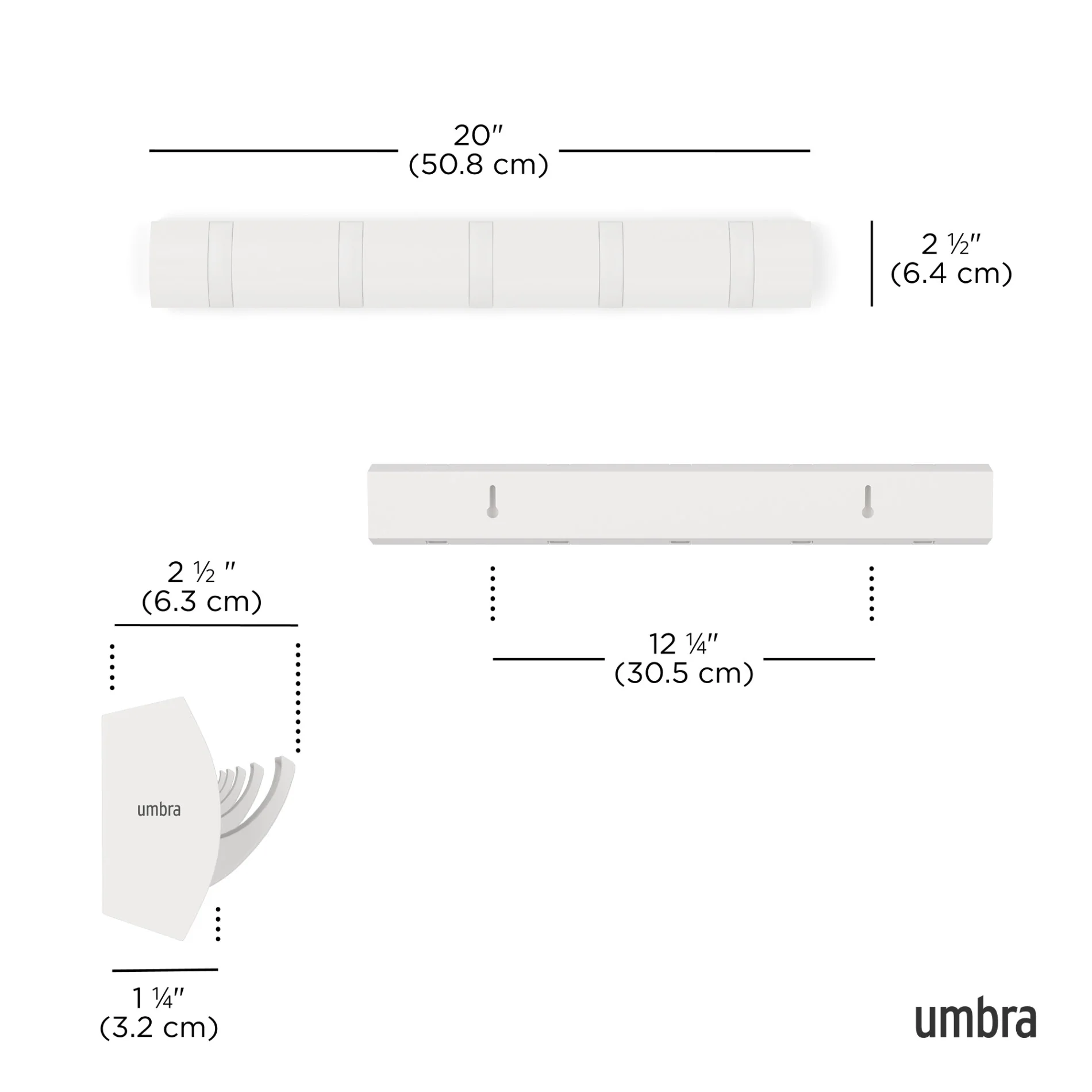UMBRA Flip 5 Wall Hook - Image 22