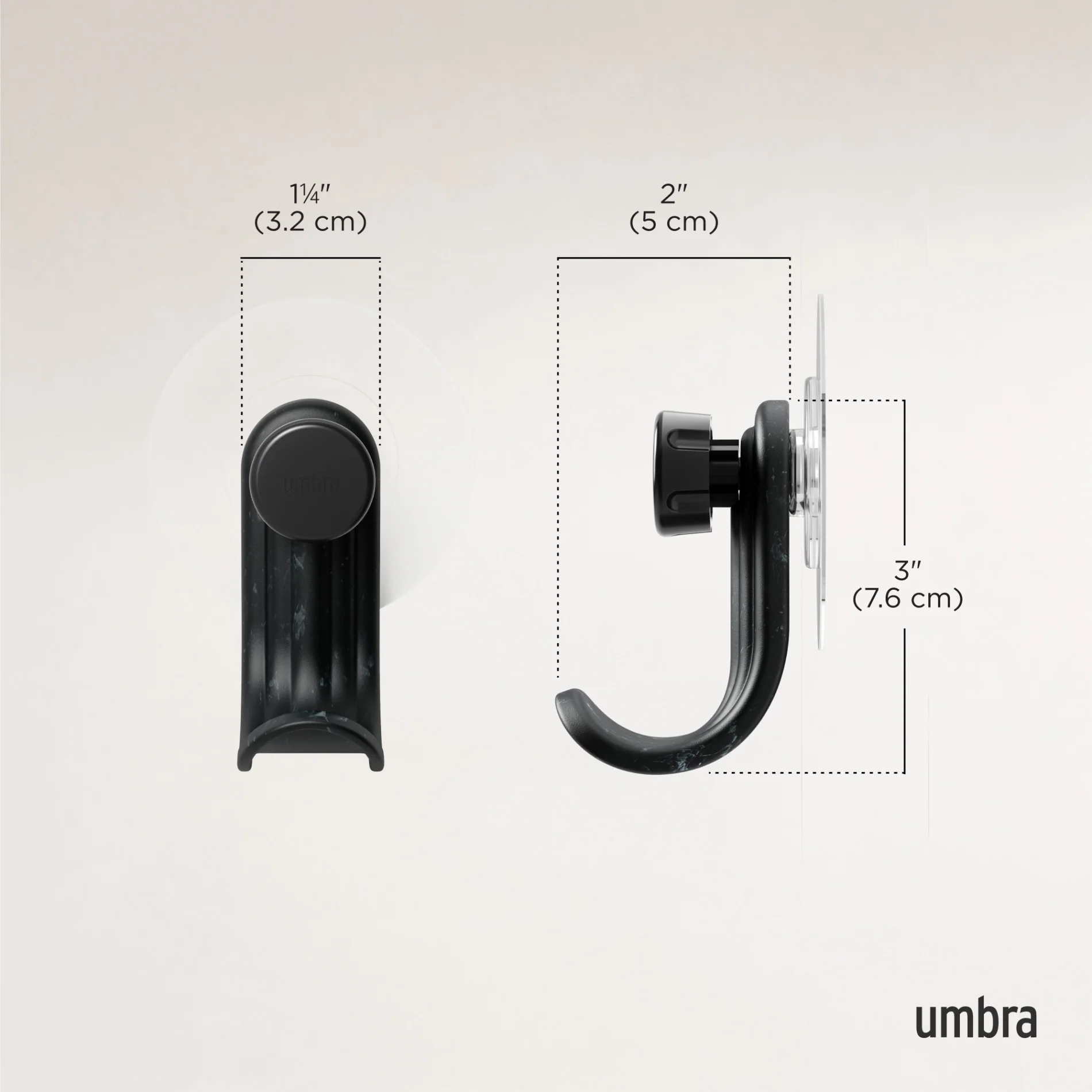 UMBRA Nami Adhesive Hooks, Set of 3 - Image 16