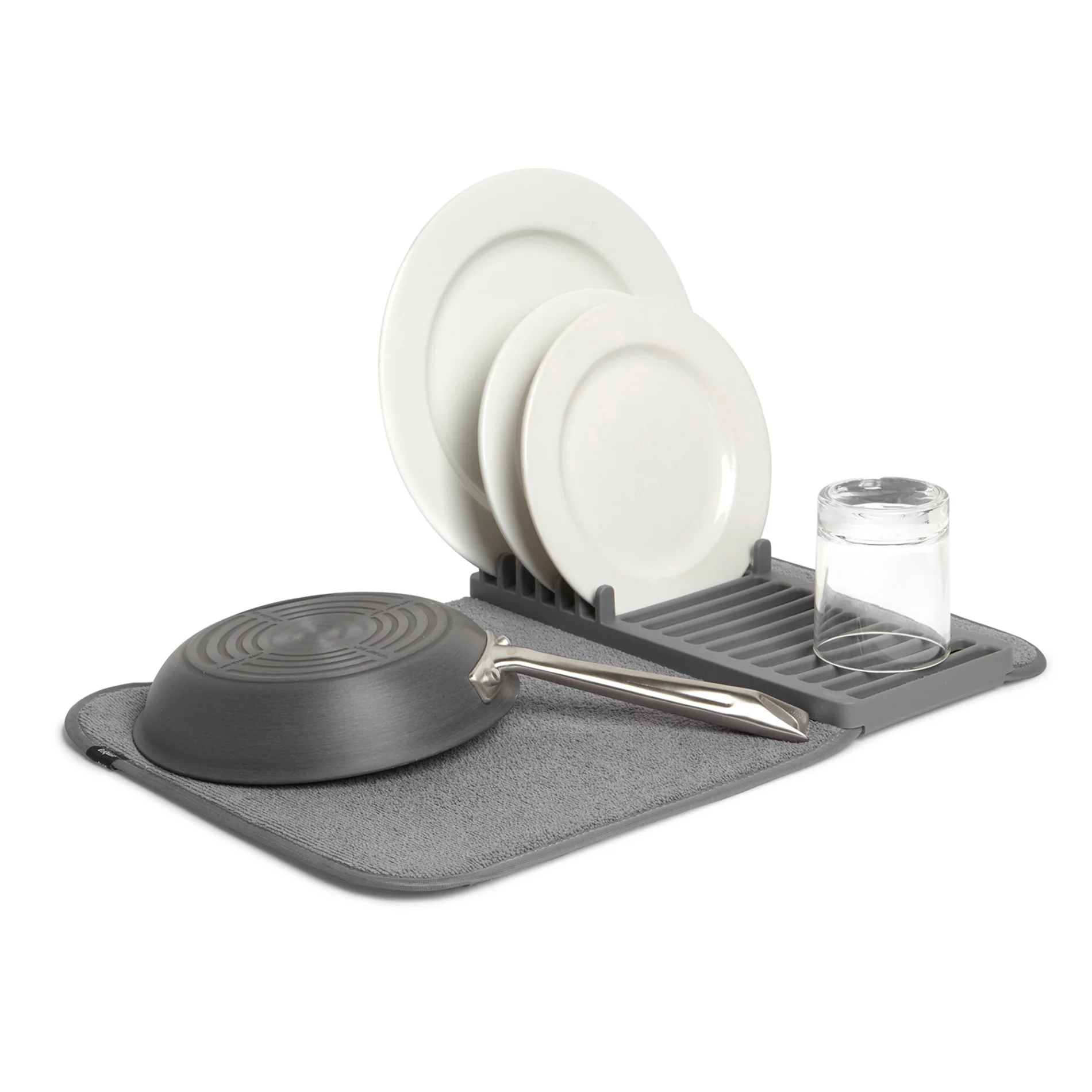 UMBRA UDry Mini Dish Drying Rack with Mat