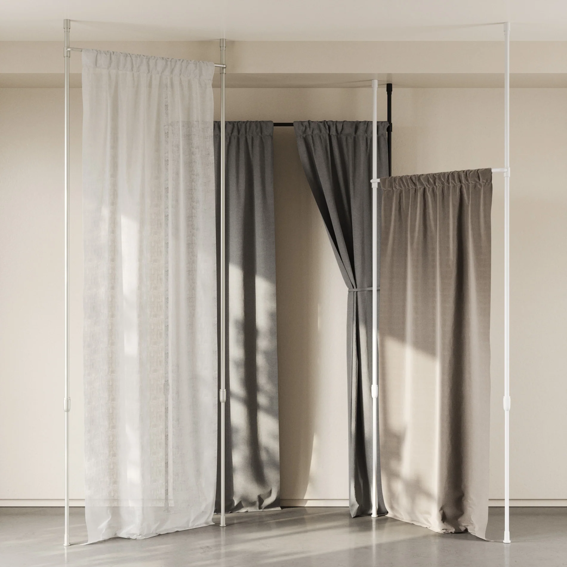 UMBRA Anywhere Curtain Rod & Room Divider - Image 12