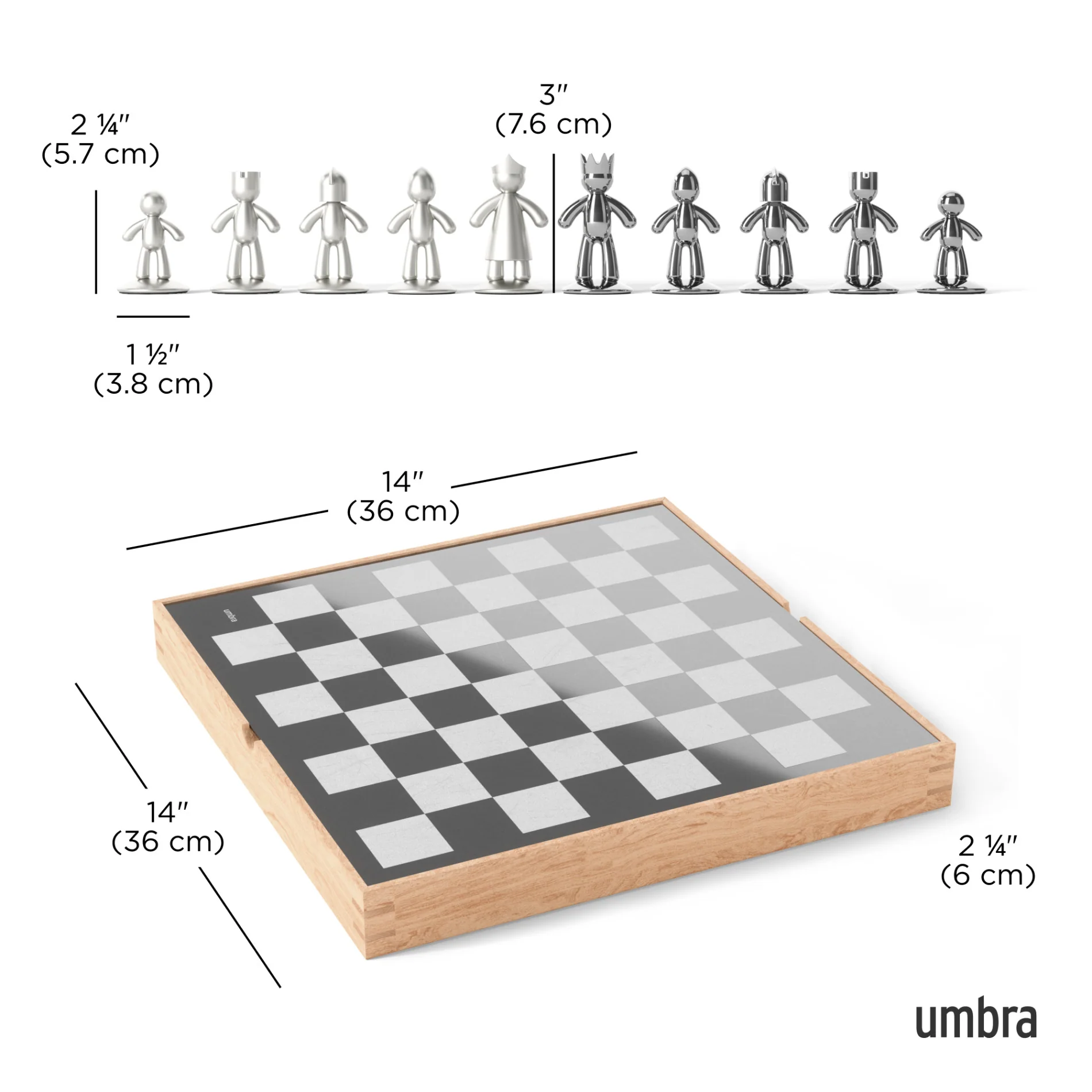 UMBRA Buddy Chess Set - Image 4