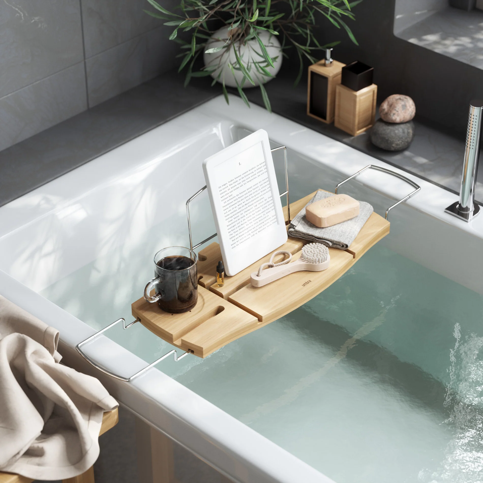 UMBRA Aquala Bathtub Caddy & Tray - Image 3