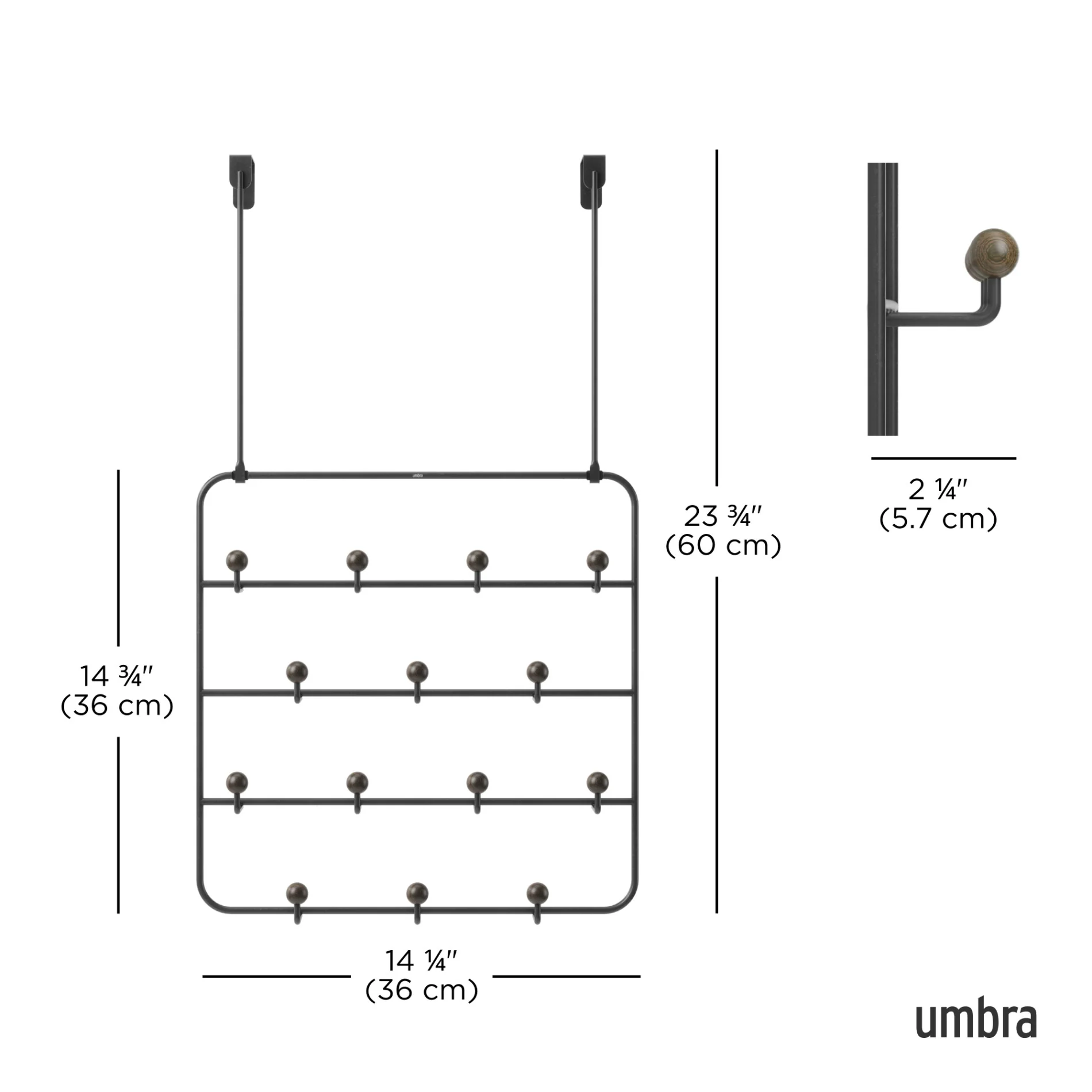 UMBRA Estique Over The Door Organizer - Image 6