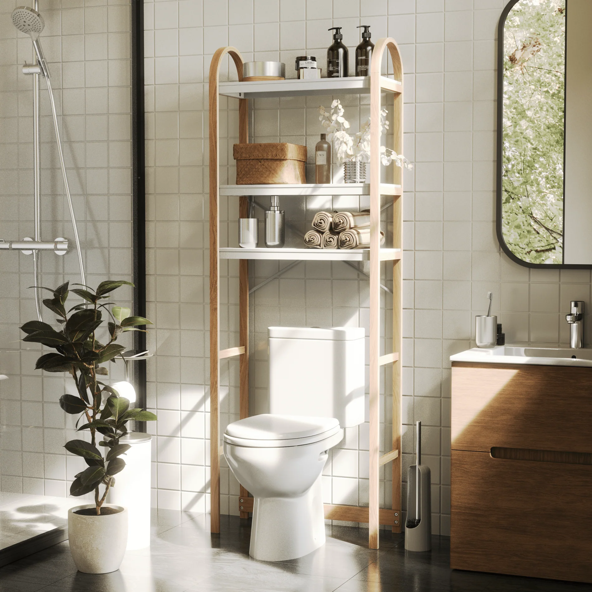UMBRA Bellwood Over the Toilet Shelf - Image 7