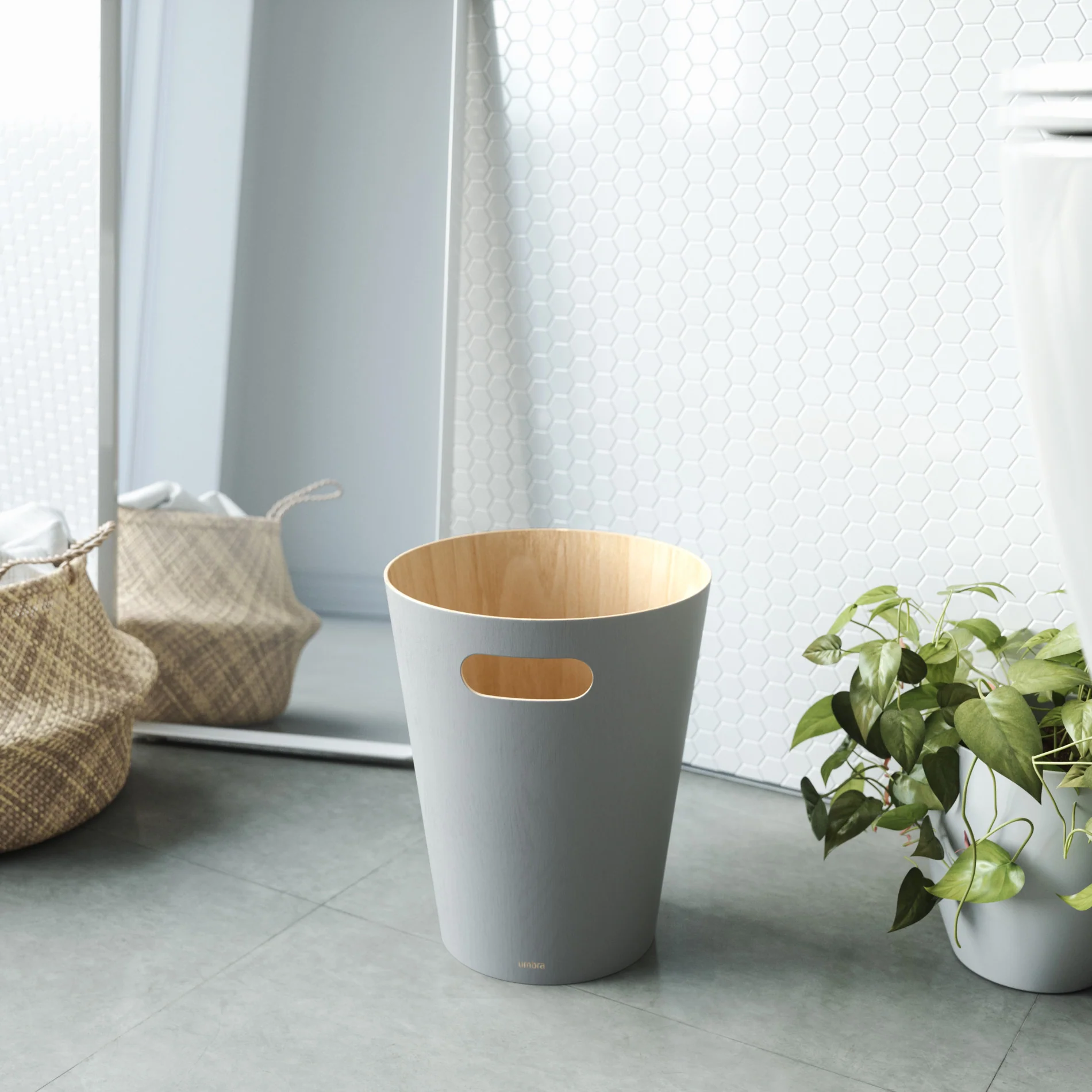 UMBRA Woodrow Trash Can - Image 44