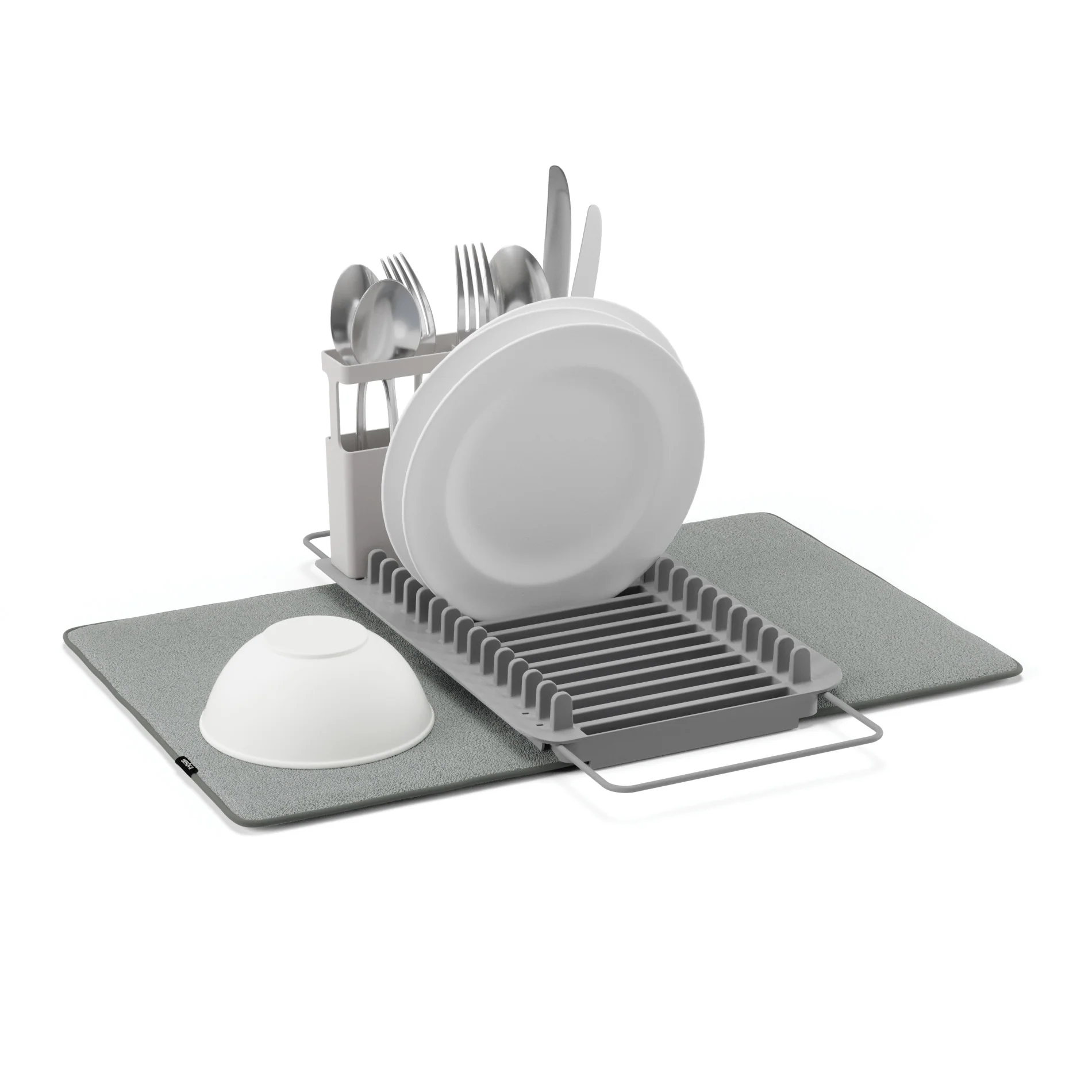 UMBRA UDry Over the Sink Dish Rack with Mat