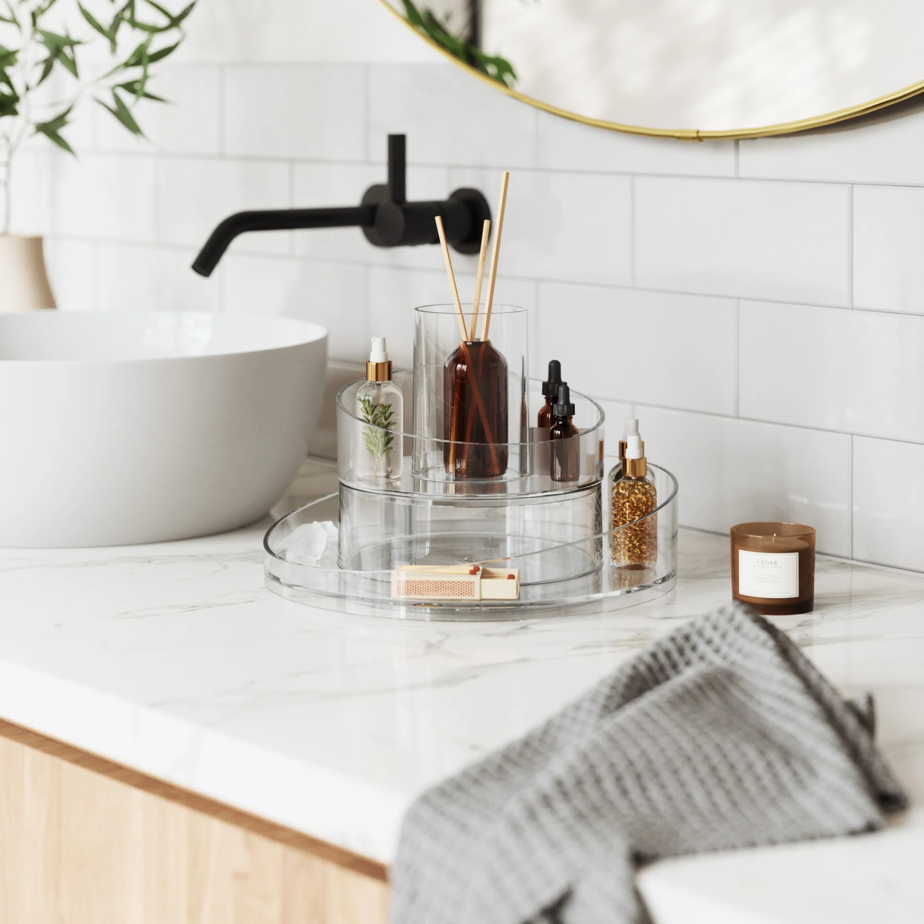 UMBRA Cascada Cosmetic Organizer - Image 2