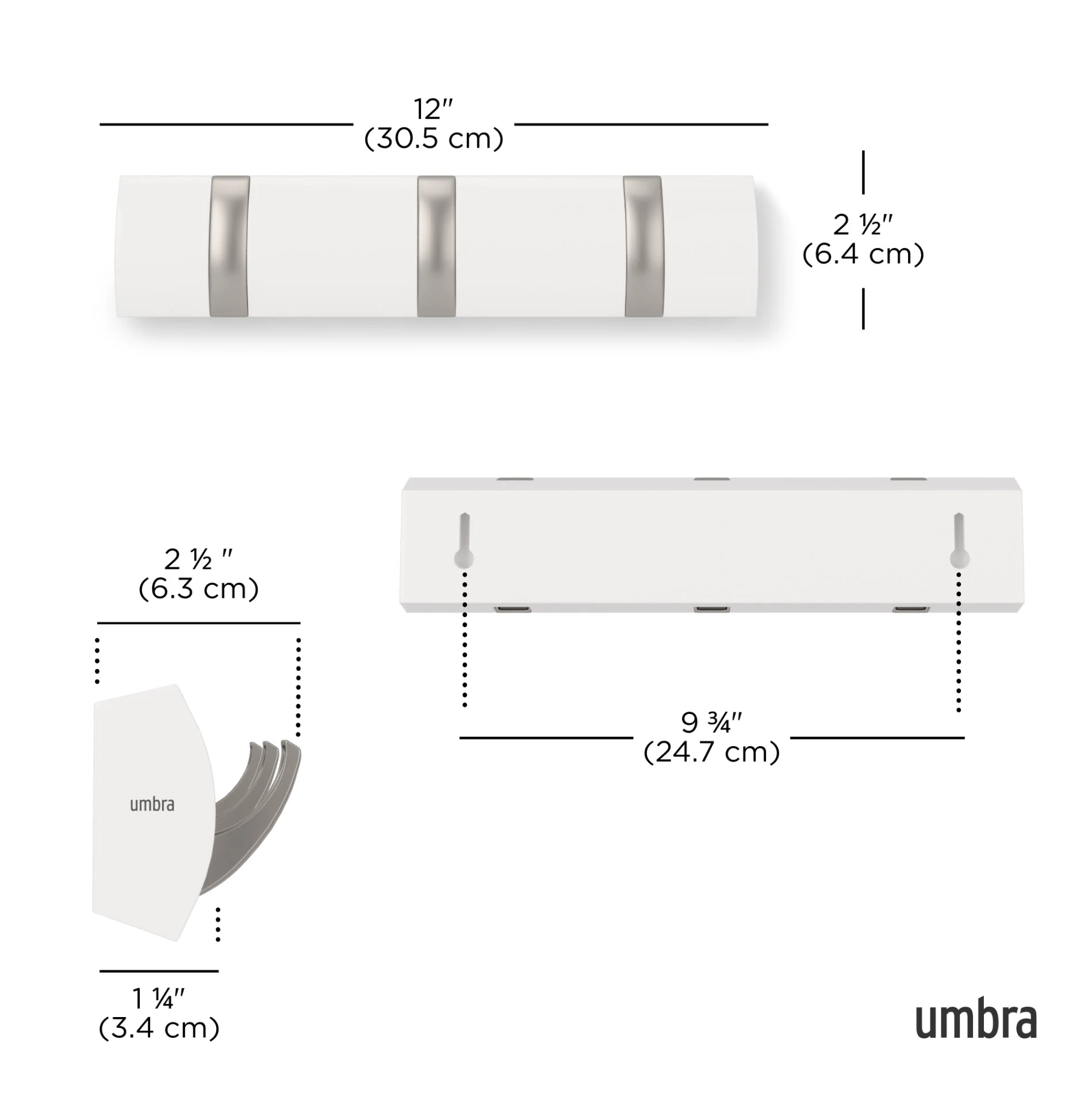 UMBRA Flip 3 Wall Hook - Image 13