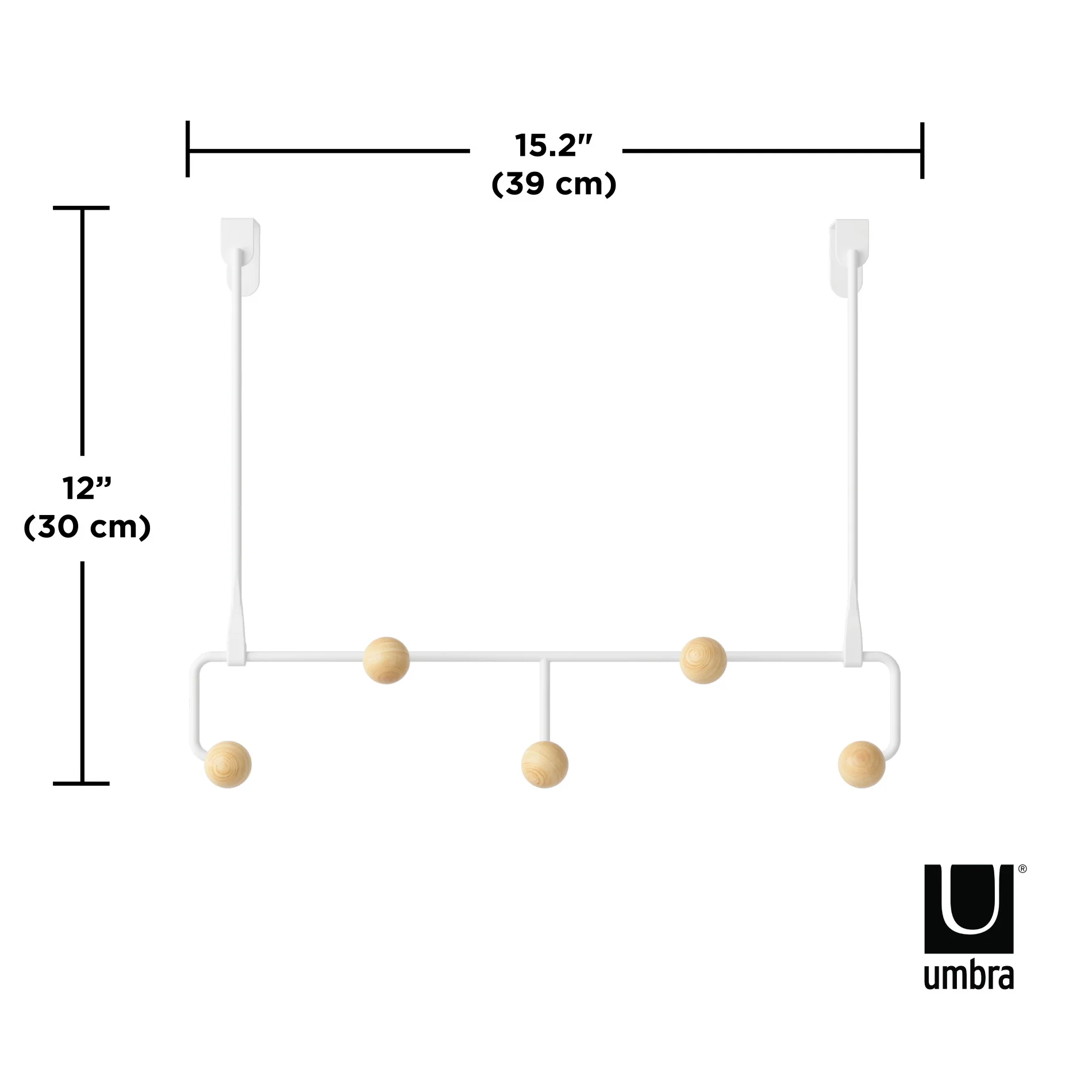 UMBRA Estique 5 Over the Door Hook - Image 5