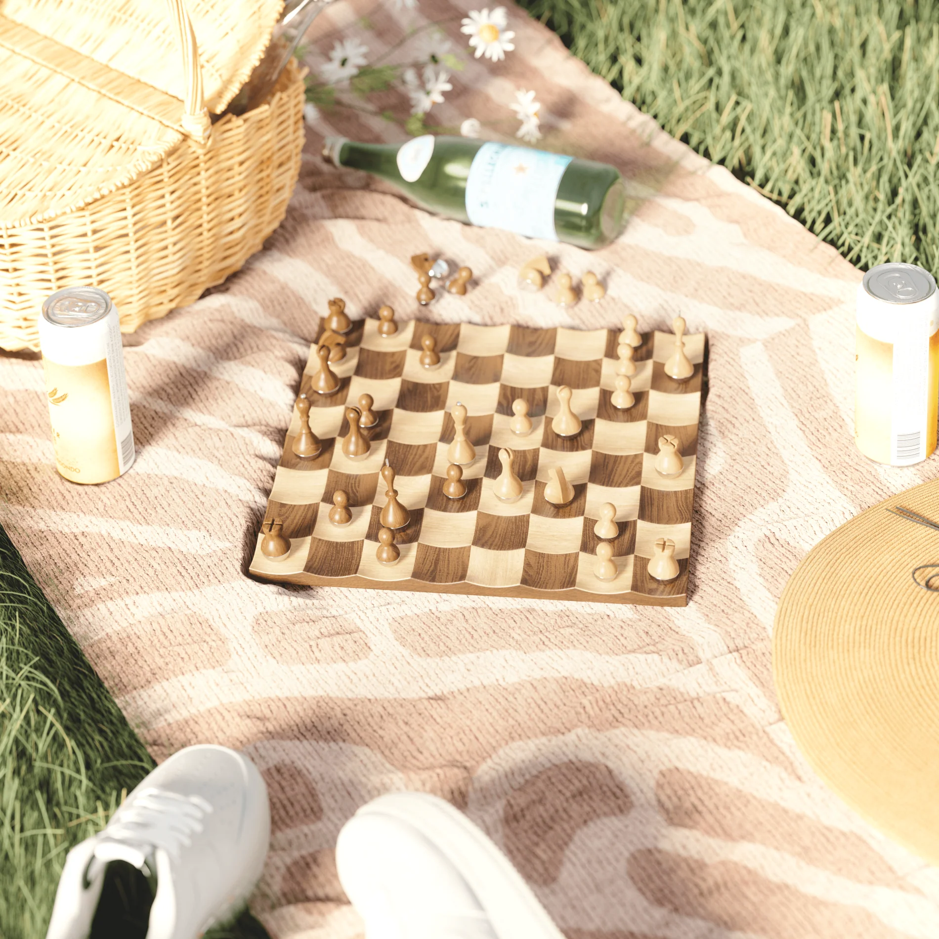 UMBRA Wobble Chess Set - Image 3