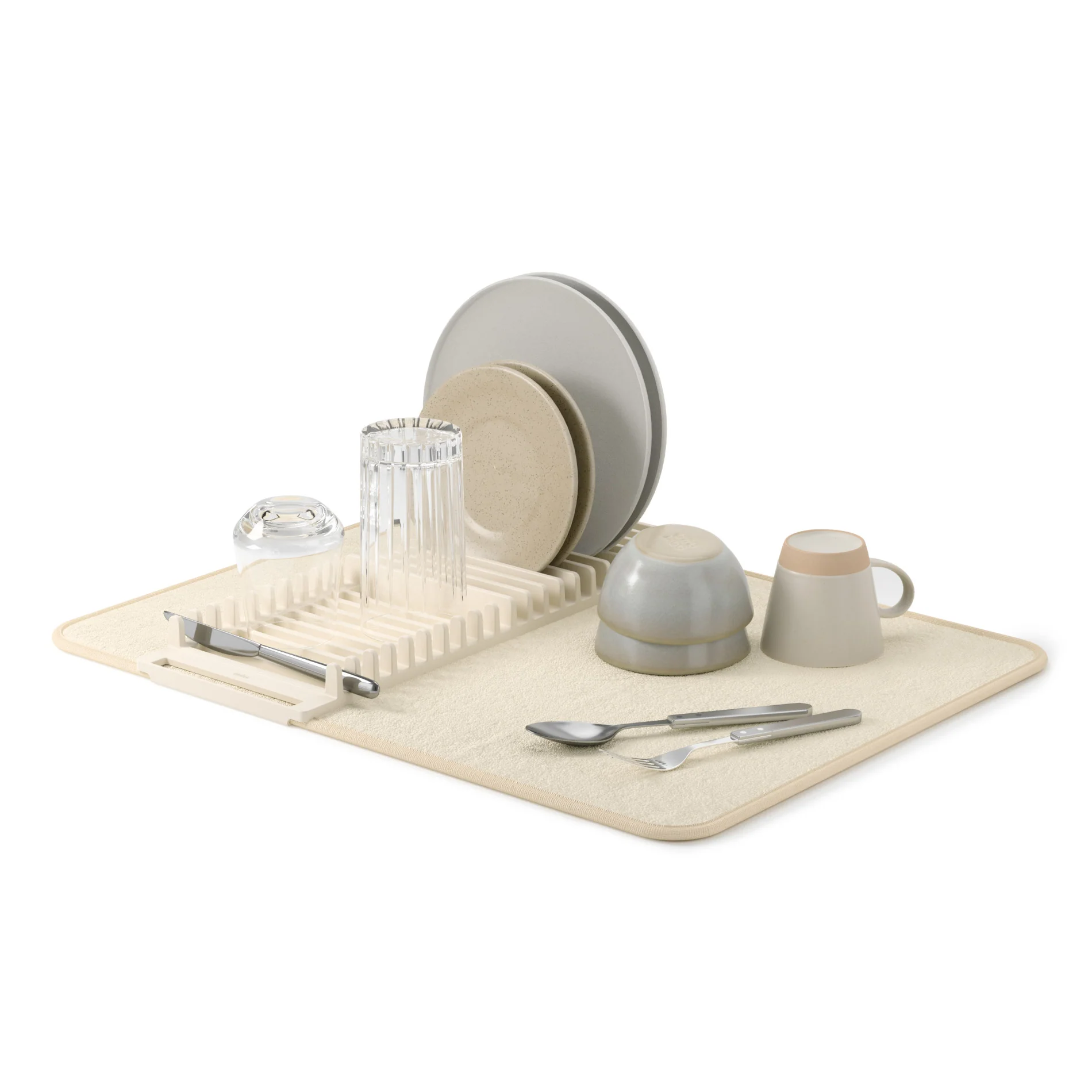 UMBRA UDry Dish Drying Rack with Mat - Image 12