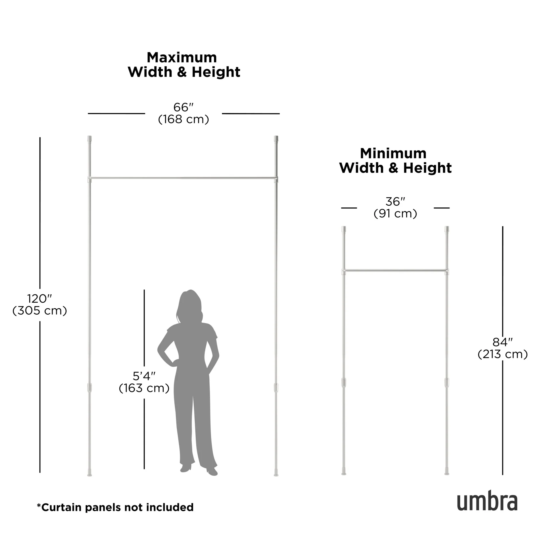 UMBRA Anywhere Curtain Rod & Room Divider - Image 9