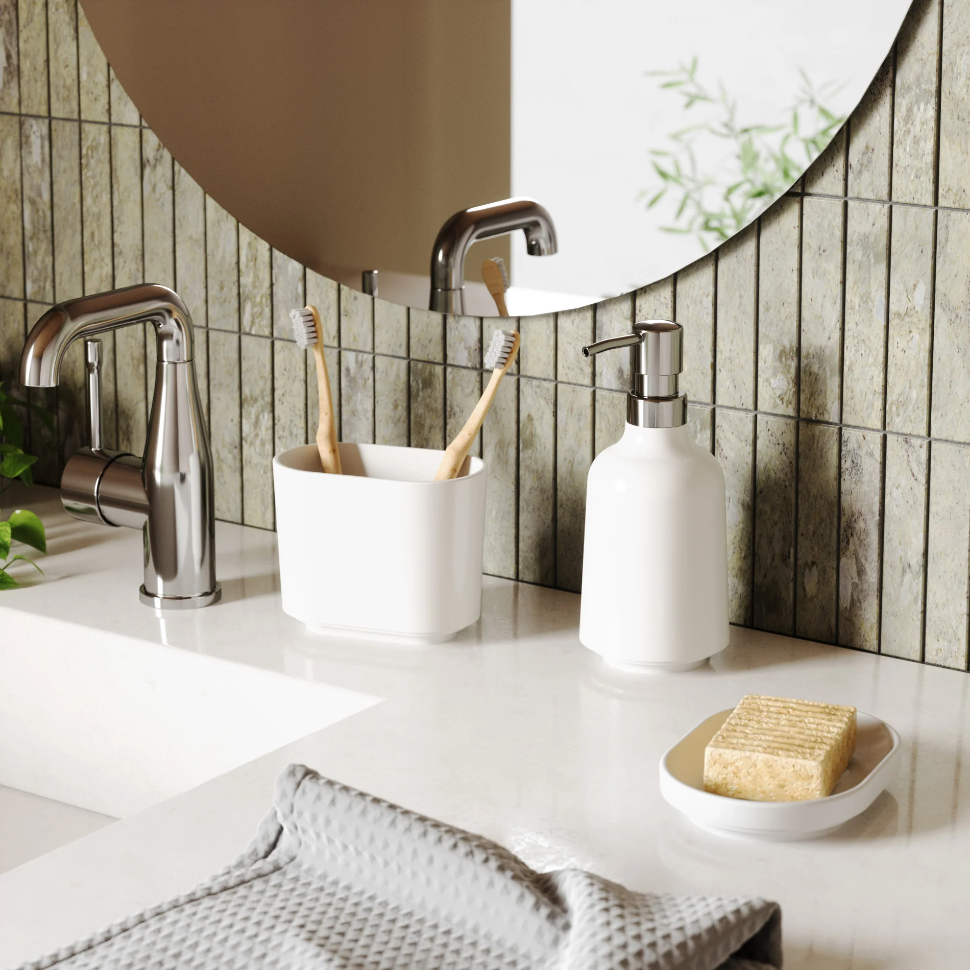 UMBRA Step Toothbrush Holder - Image 3