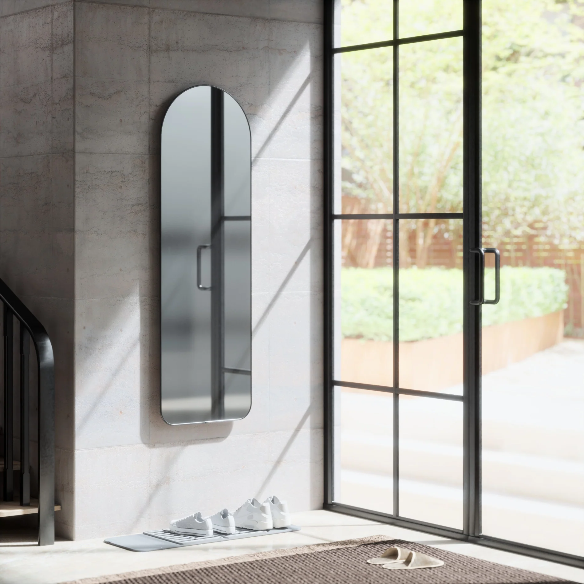 UMBRA Hubba Arched Leaning & Wall Mirror - Image 3