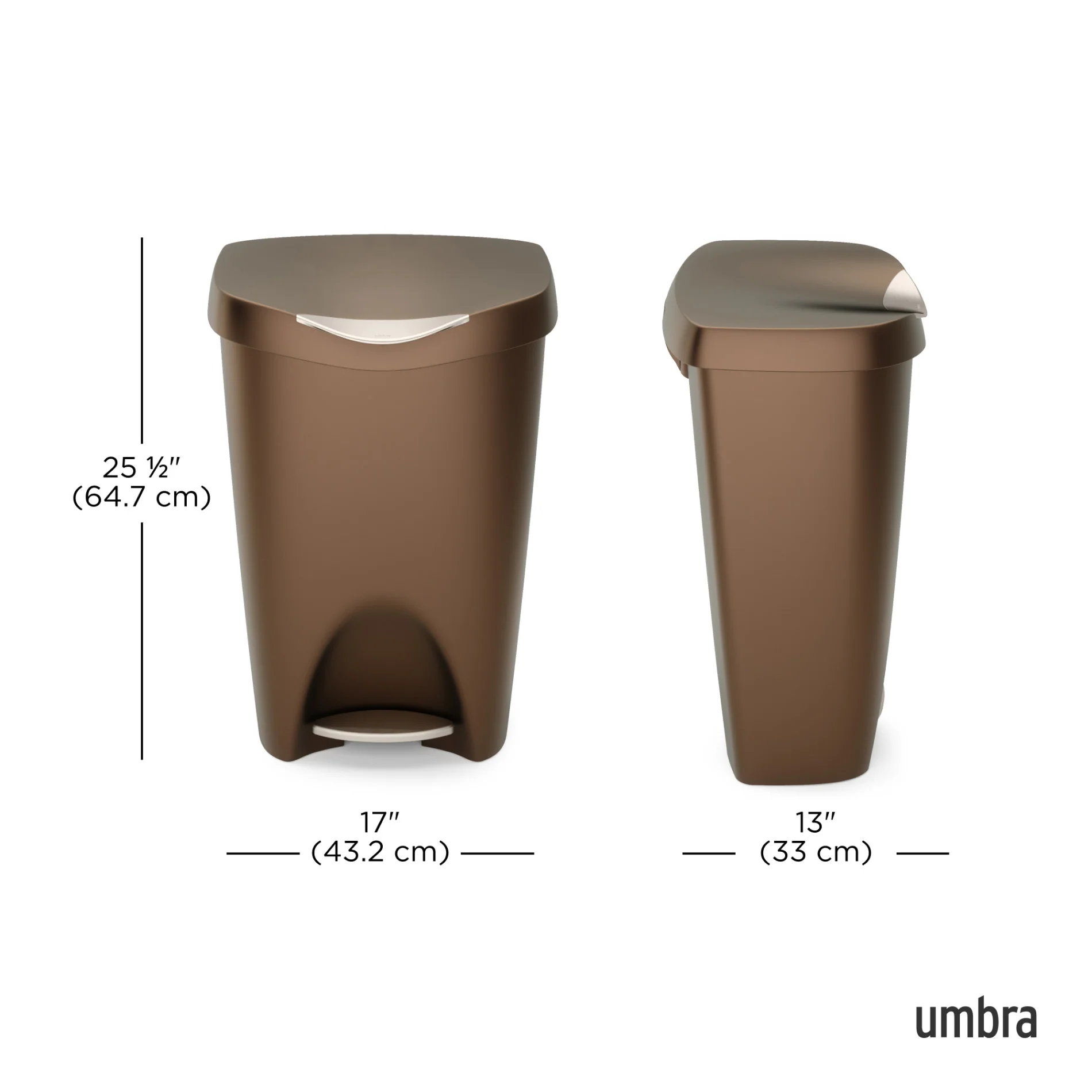 UMBRA Brim Step On Trash Can - Image 20