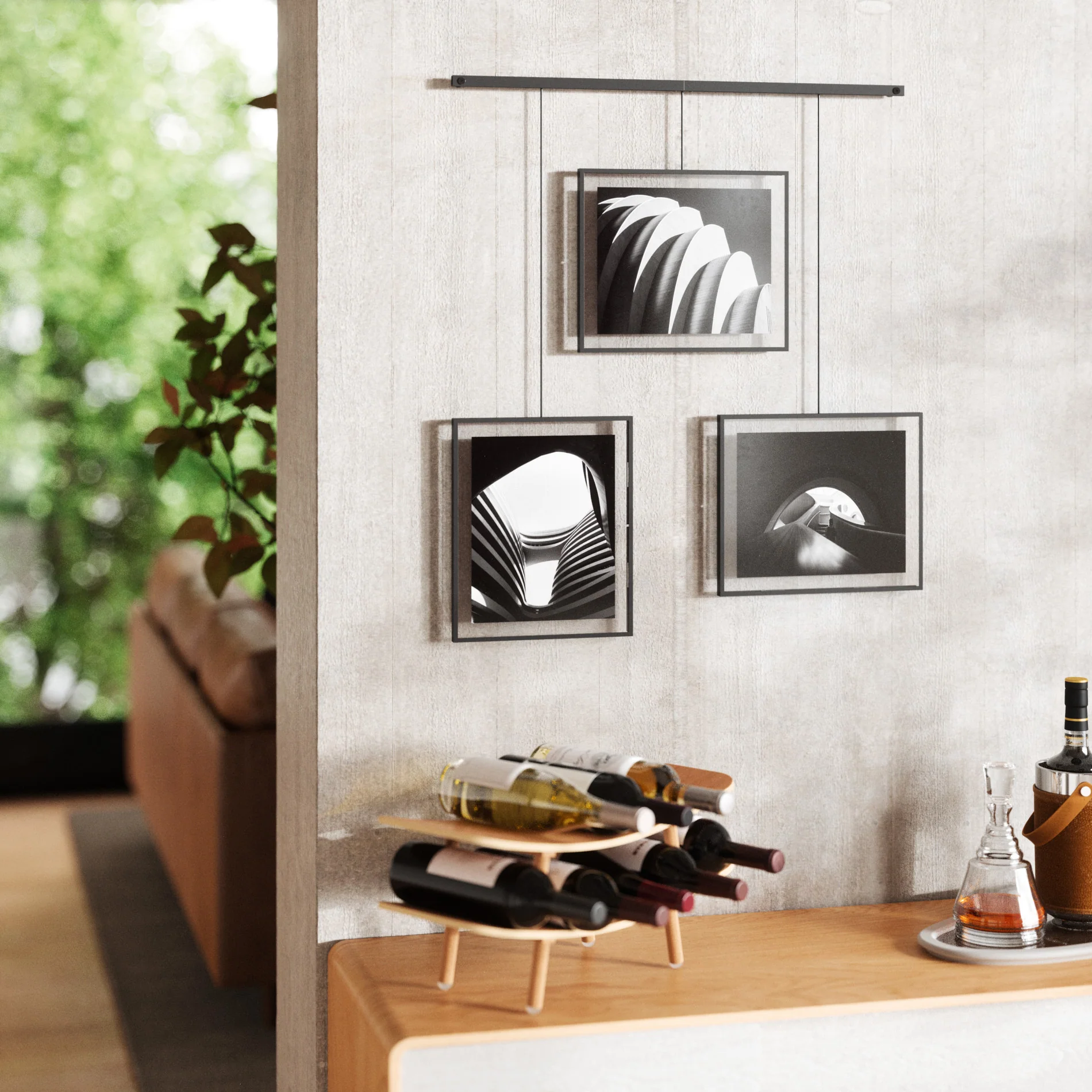 UMBRA Exhibit 8x10 Wall Picture Frames, Set of 3 - Image 3