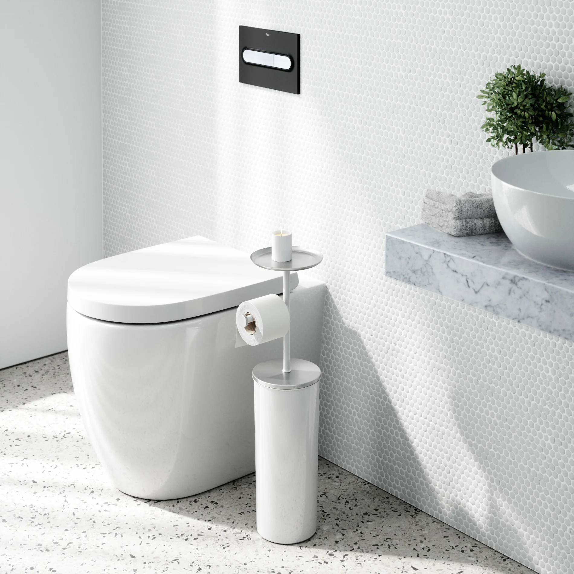 UMBRA Portaloo Toilet Paper Stand - Image 2