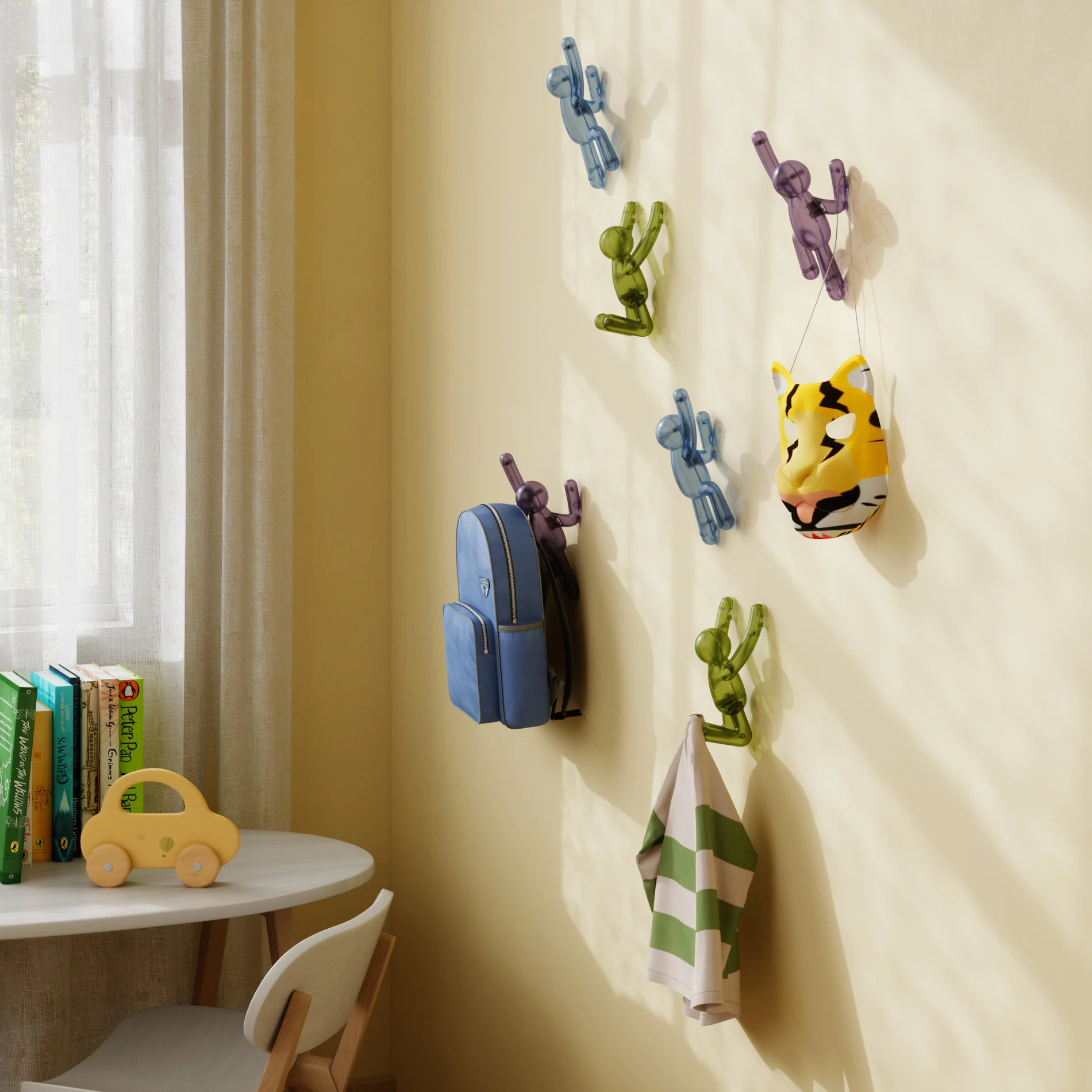UMBRA Buddy Pinpoint Wall Hooks, Set of 3 - Image 2