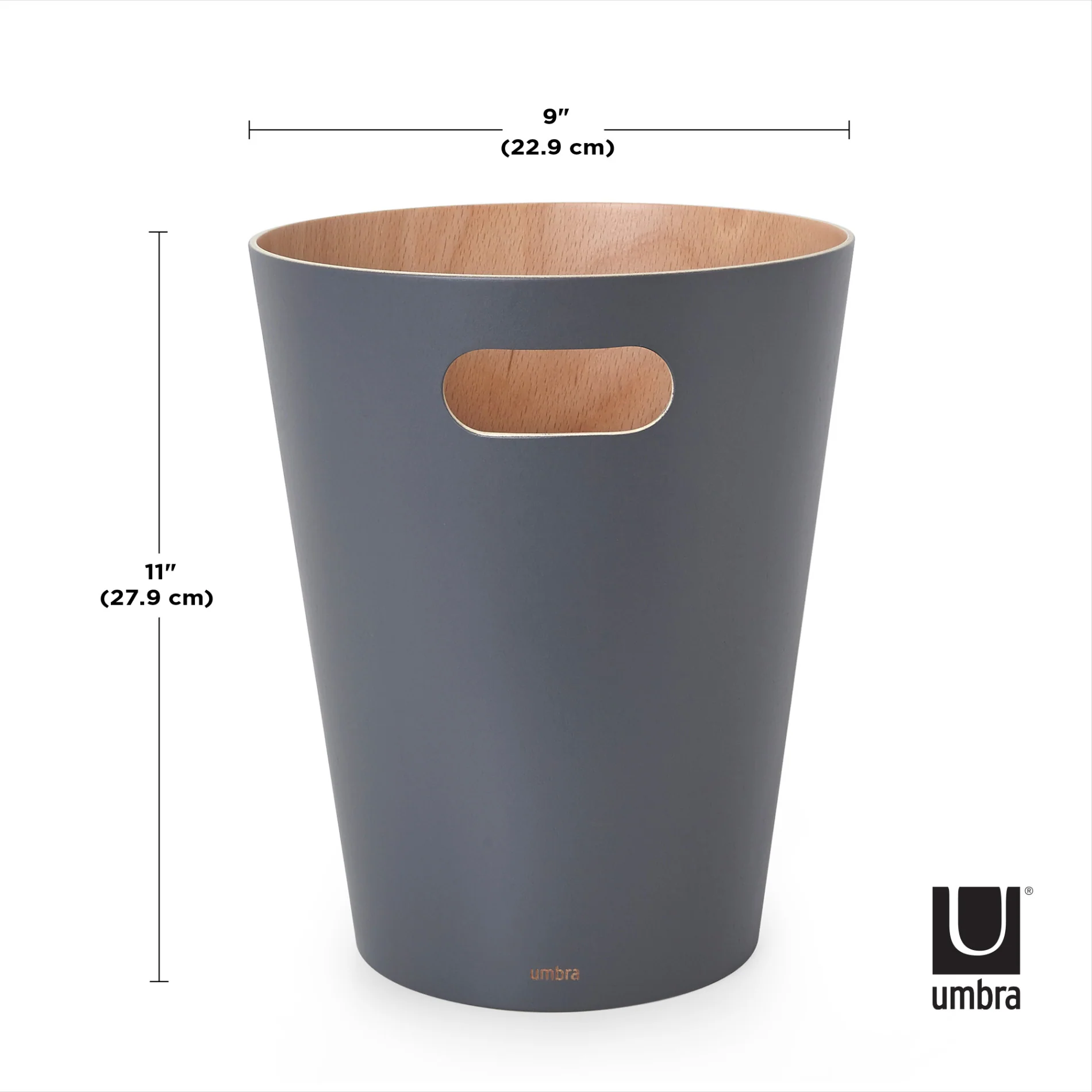UMBRA Woodrow Trash Can - Image 15
