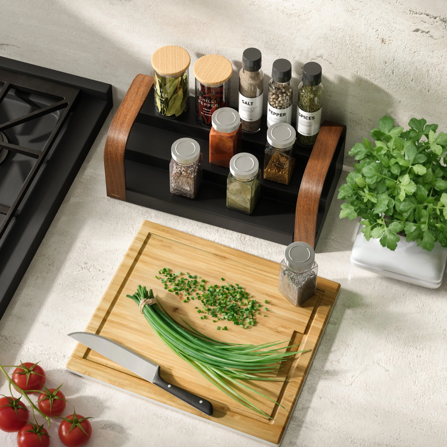 UMBRA Bellwood 3-Tier Spice Shelf - Image 3