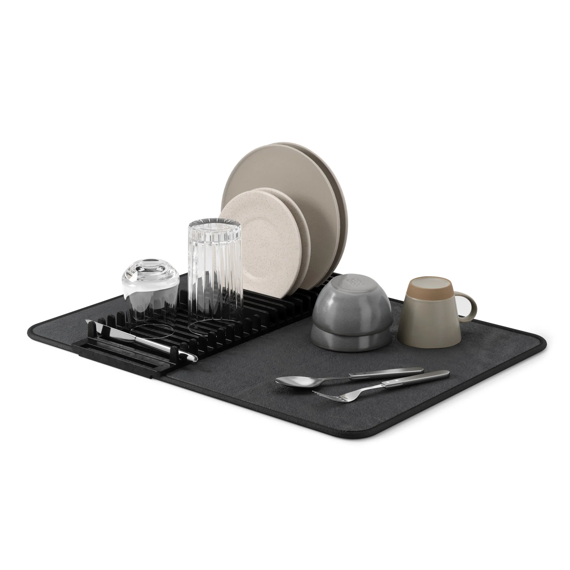 UMBRA UDry Dish Drying Rack with Mat - Image 18