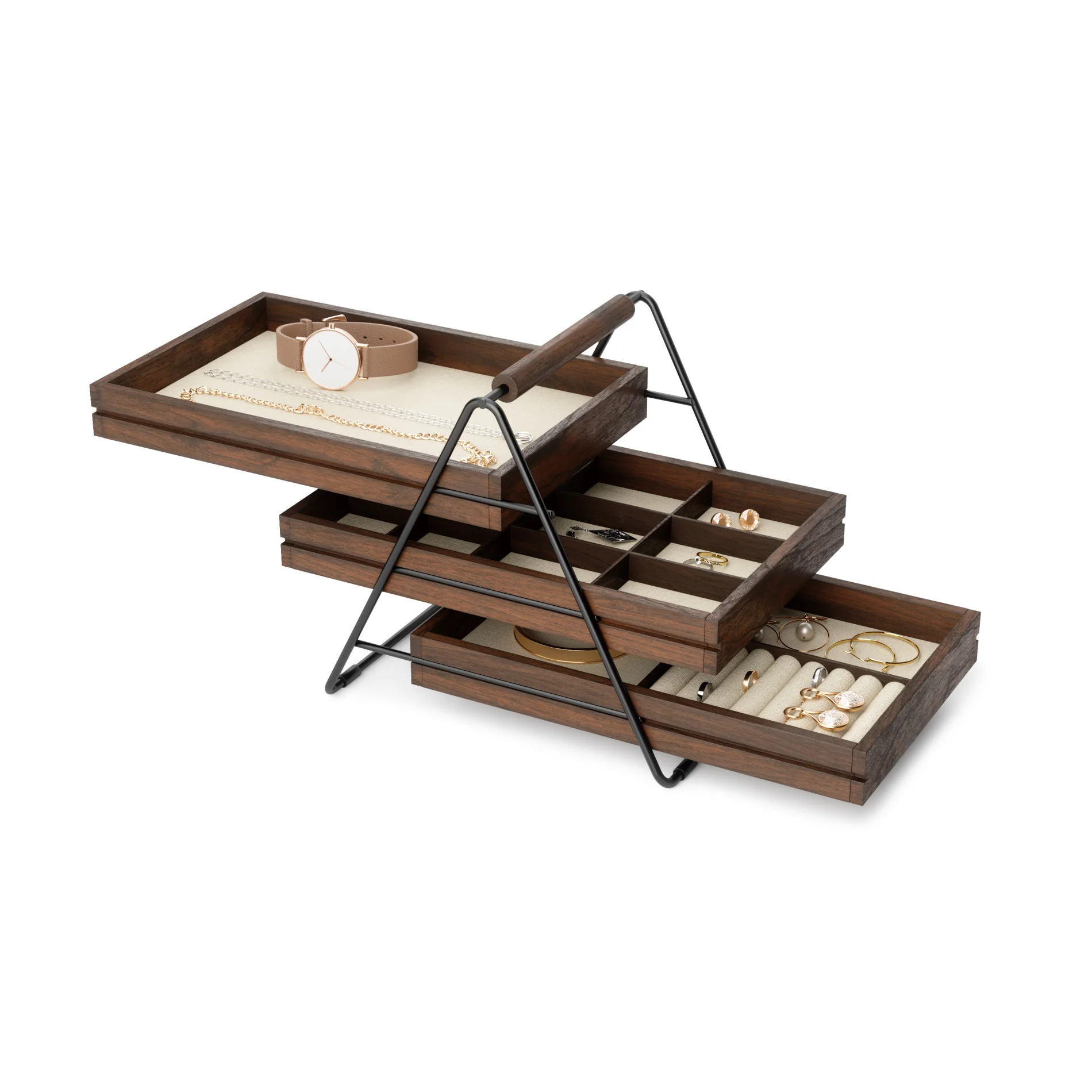 UMBRA Terrace 3-Tier Jewelry Tray - Image 5