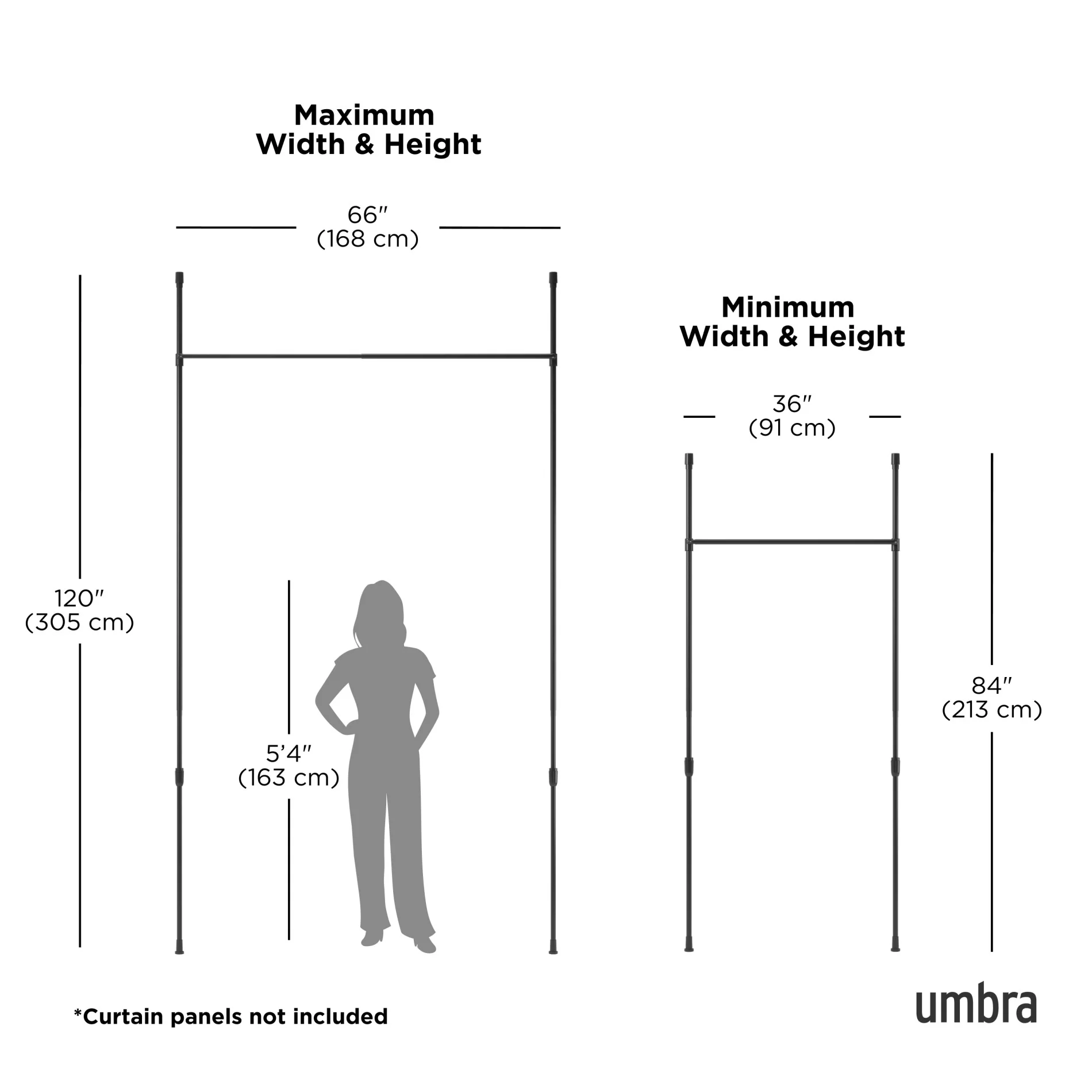 UMBRA Anywhere Curtain Rod & Room Divider - Image 4