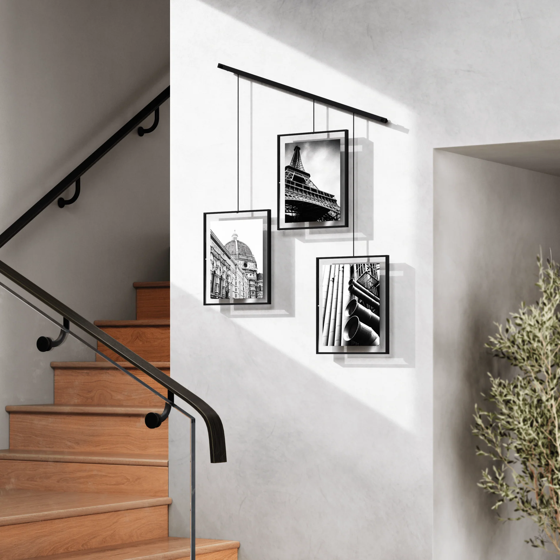 UMBRA Exhibit 8x10 Wall Picture Frames, Set of 3 - Image 2