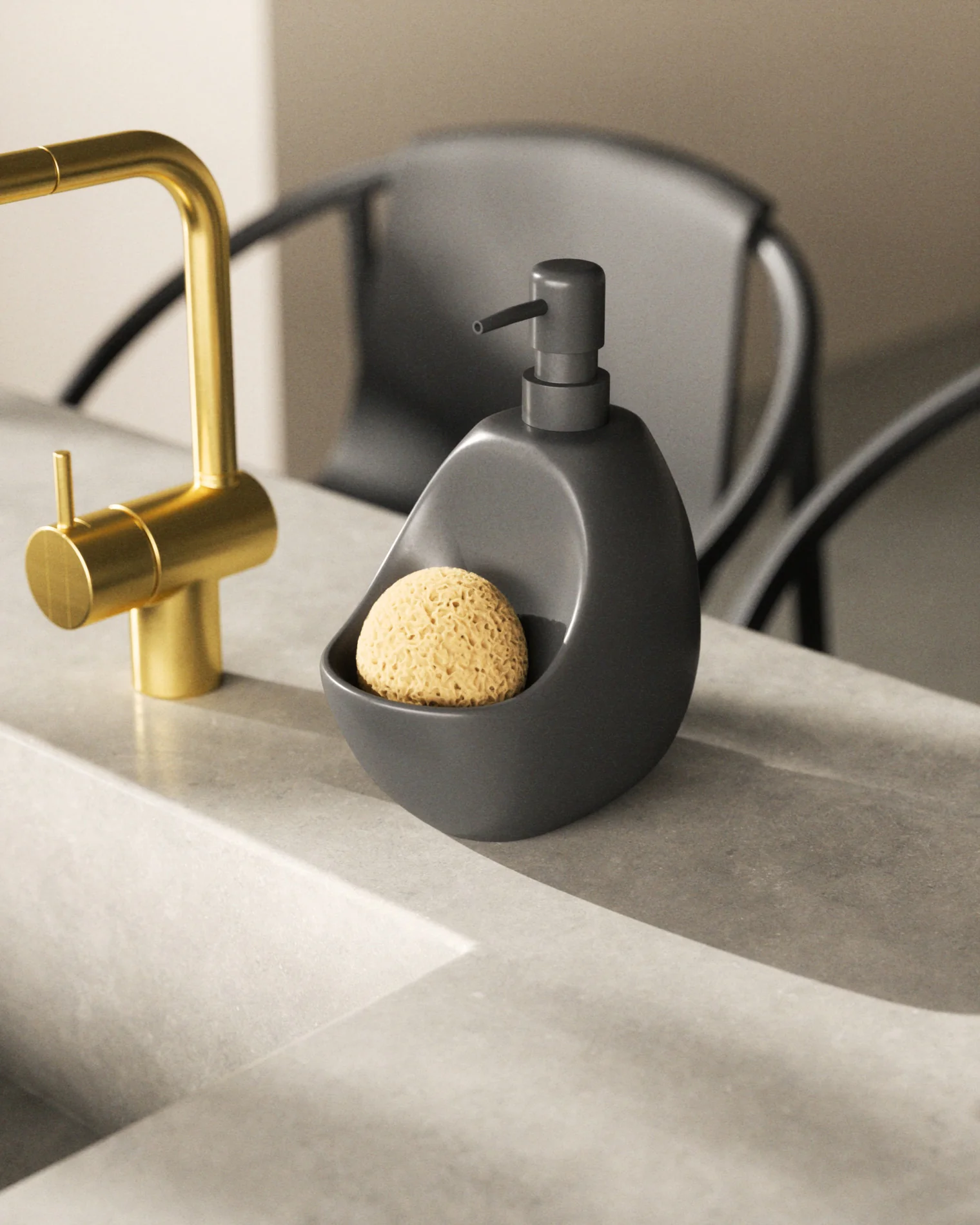 UMBRA Joey Soap Pump & Scrubby - Image 2
