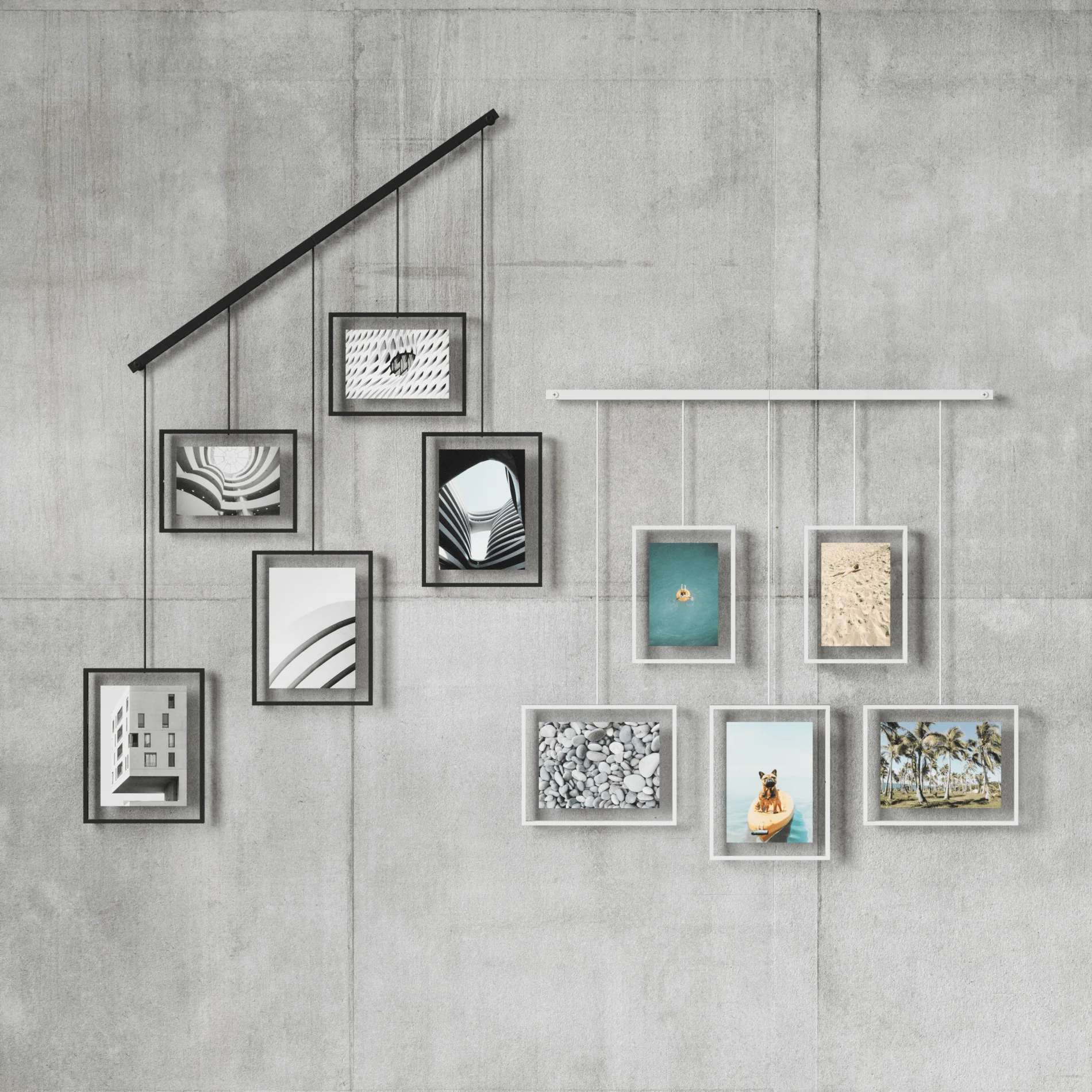 UMBRA Exhibit Wall Picture Frames, Set of 5 - Image 4