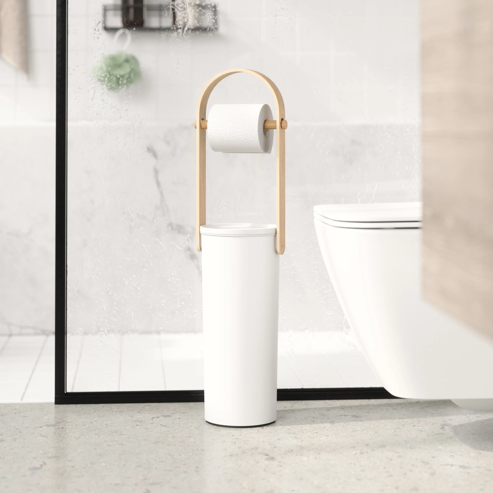 UMBRA Bellwood Toilet Paper Holder & Reserve - Image 3