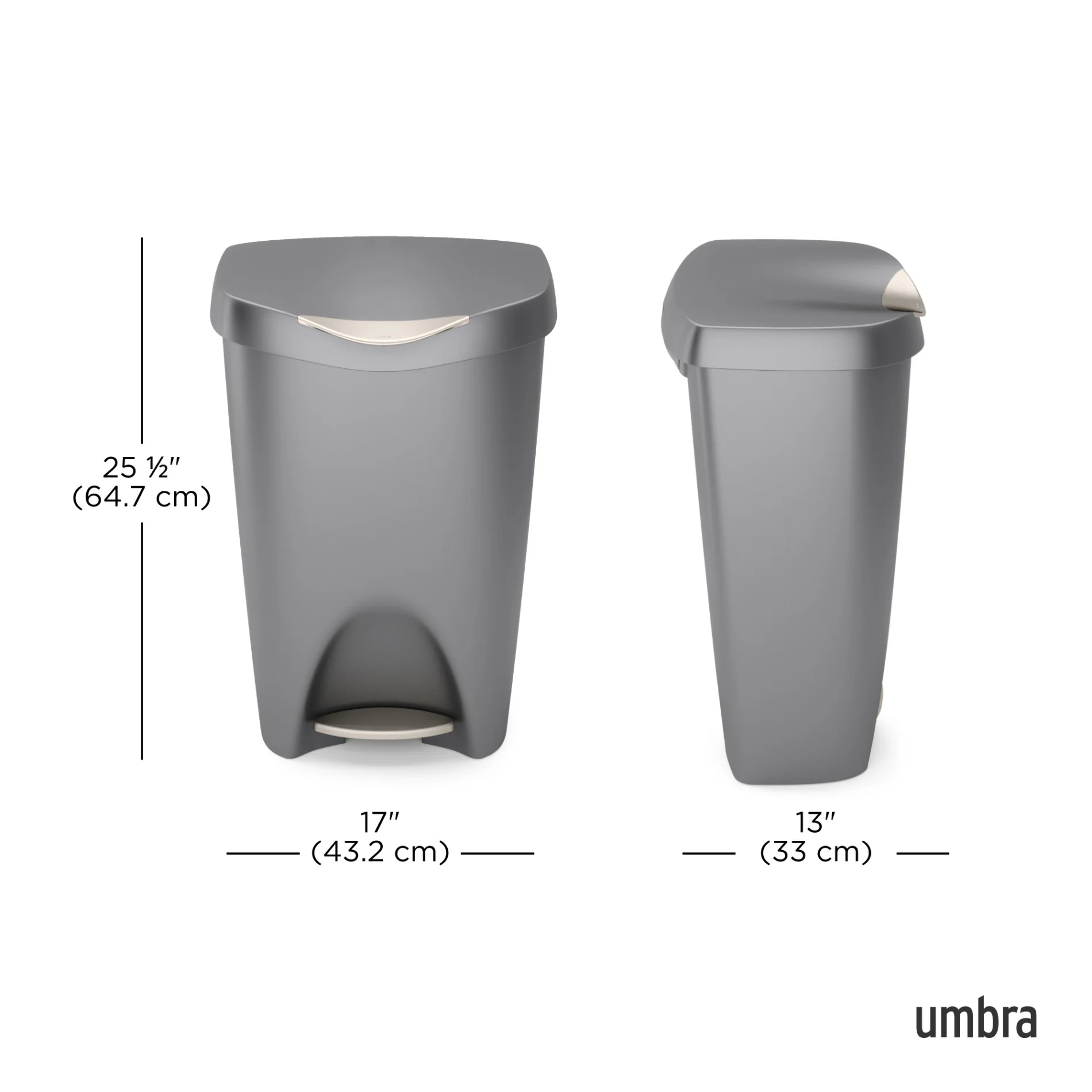 UMBRA Brim Step On Trash Can - Image 15