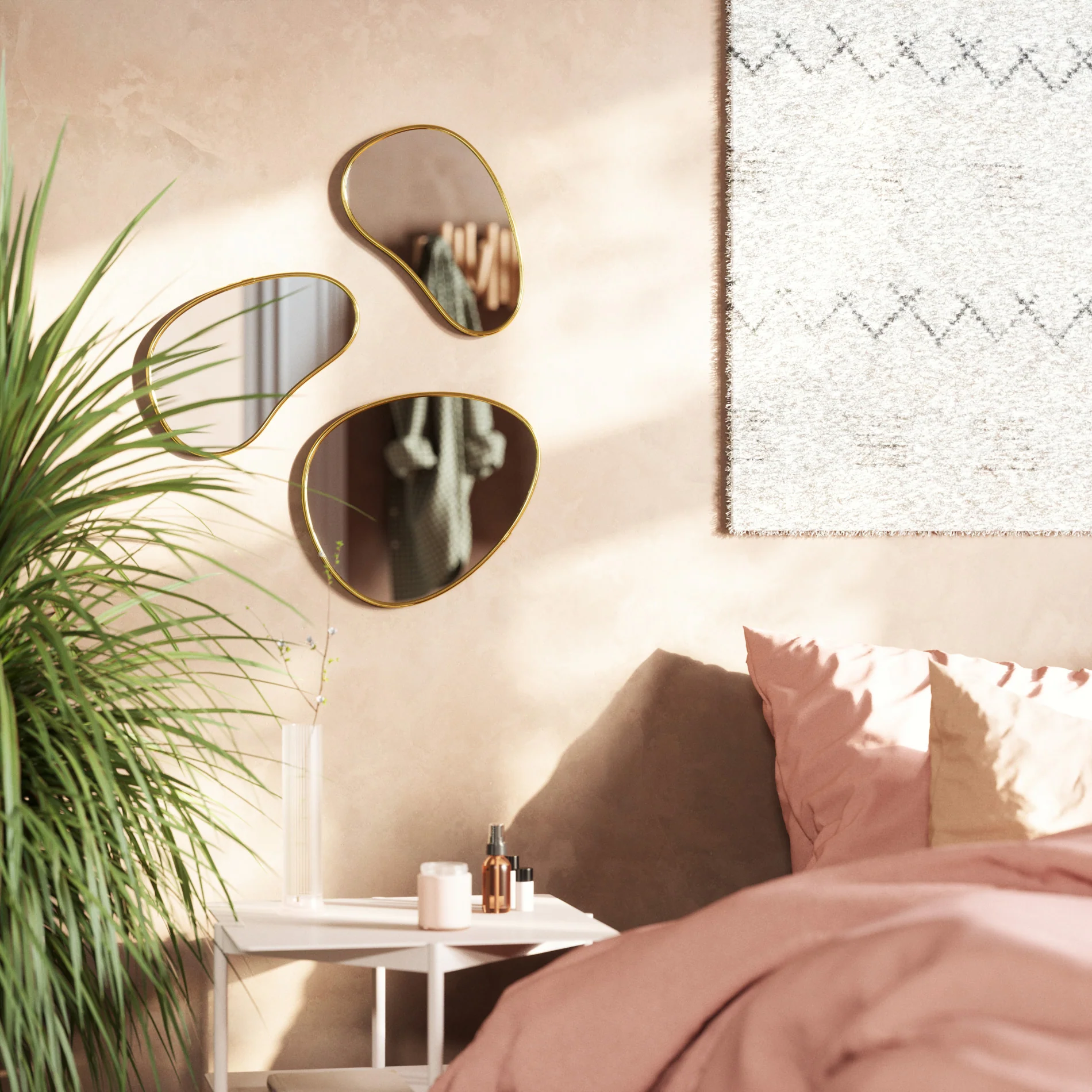 UMBRA Hubba Pebble Wall Mirrors, Set of 3 - Image 18