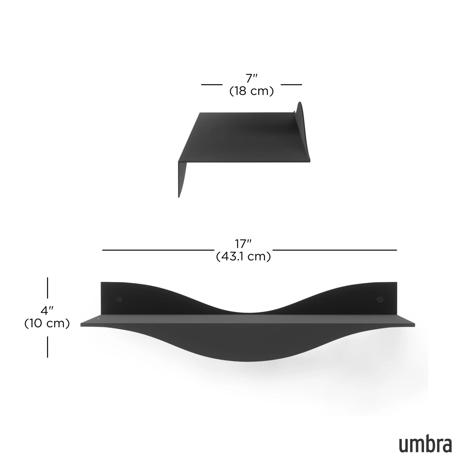 UMBRA Surf Shelf, Set of 2 - Image 4